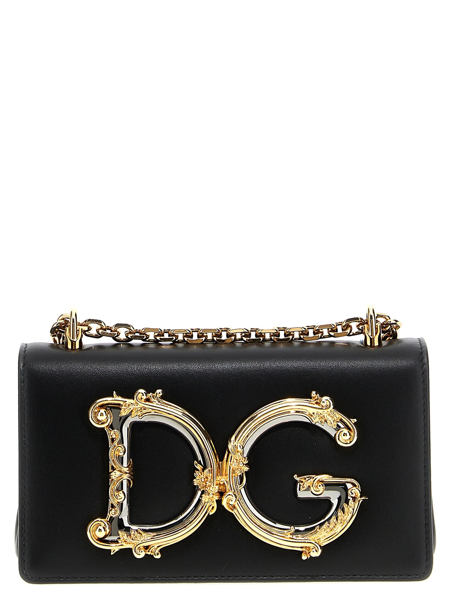 Dolce & Gabbana Black Calfskin Crossbody Bag Curated Luxury Accessories by Orvyn