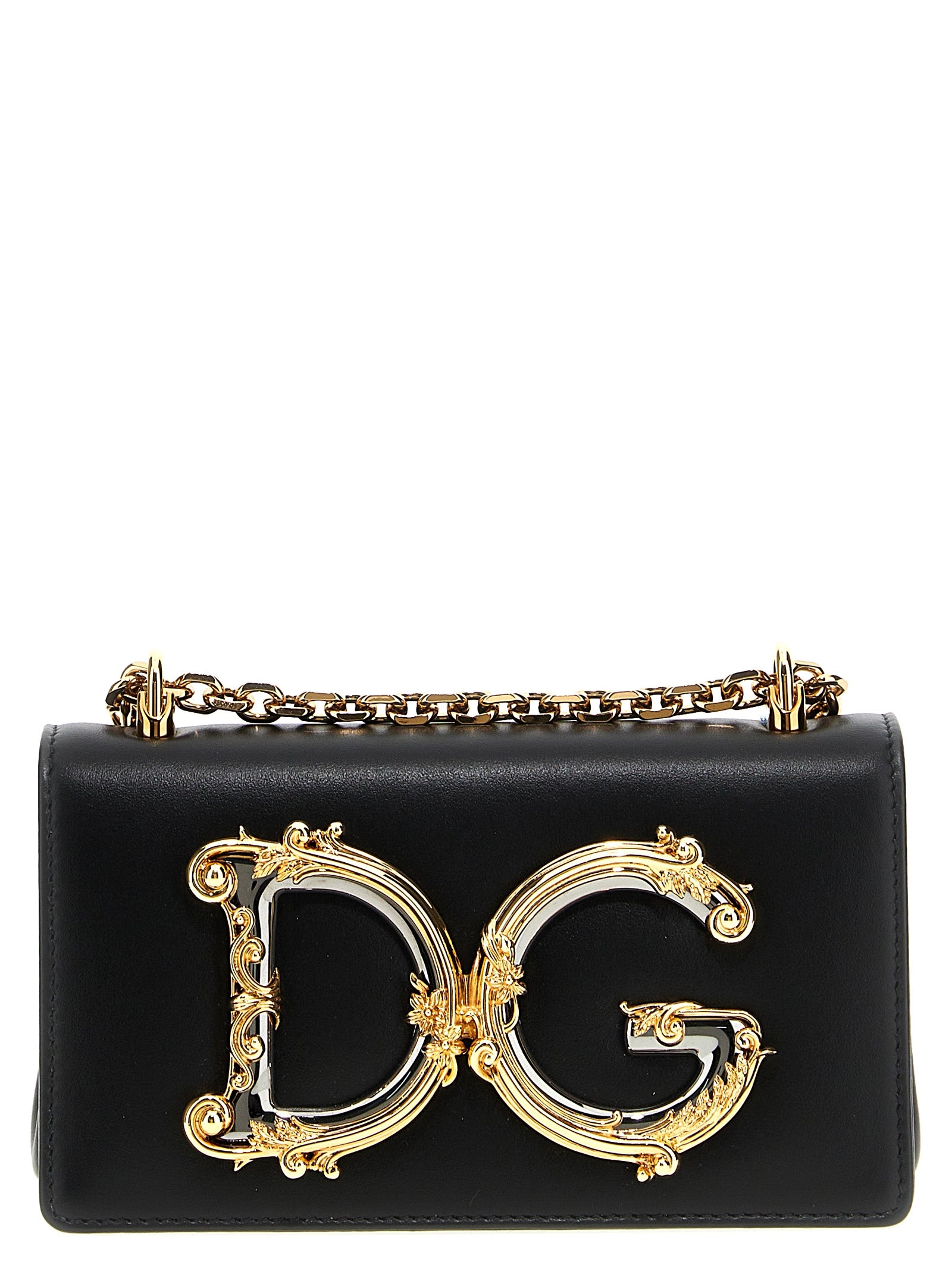 Dolce & Gabbana Black Calfskin Crossbody Bag Curated Luxury Accessories by Orvyn