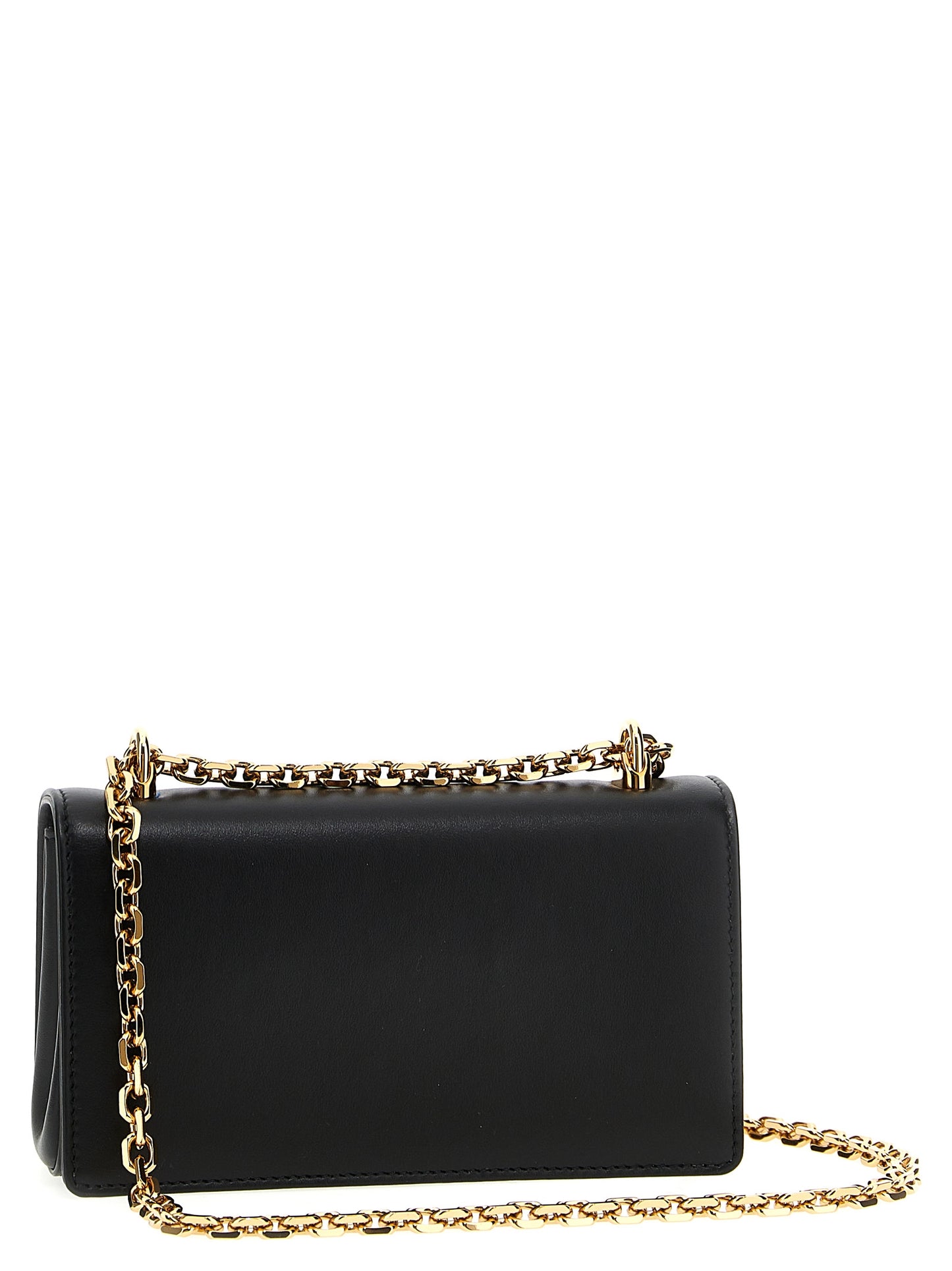 Dolce & Gabbana Black Calfskin Crossbody Bag Curated Luxury Accessories by Orvyn