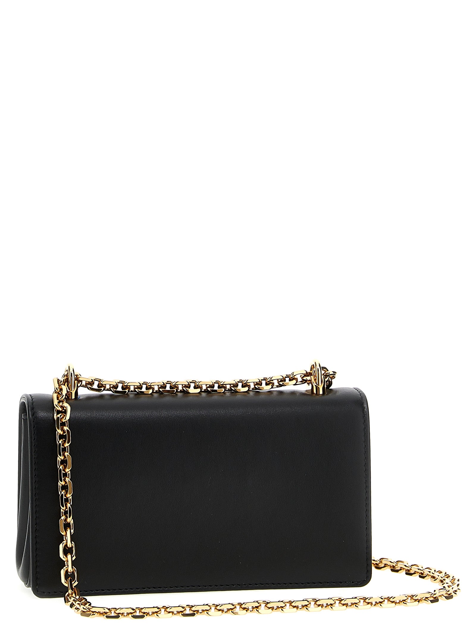 Dolce & Gabbana Black Calfskin Crossbody Bag Curated Luxury Accessories by Orvyn