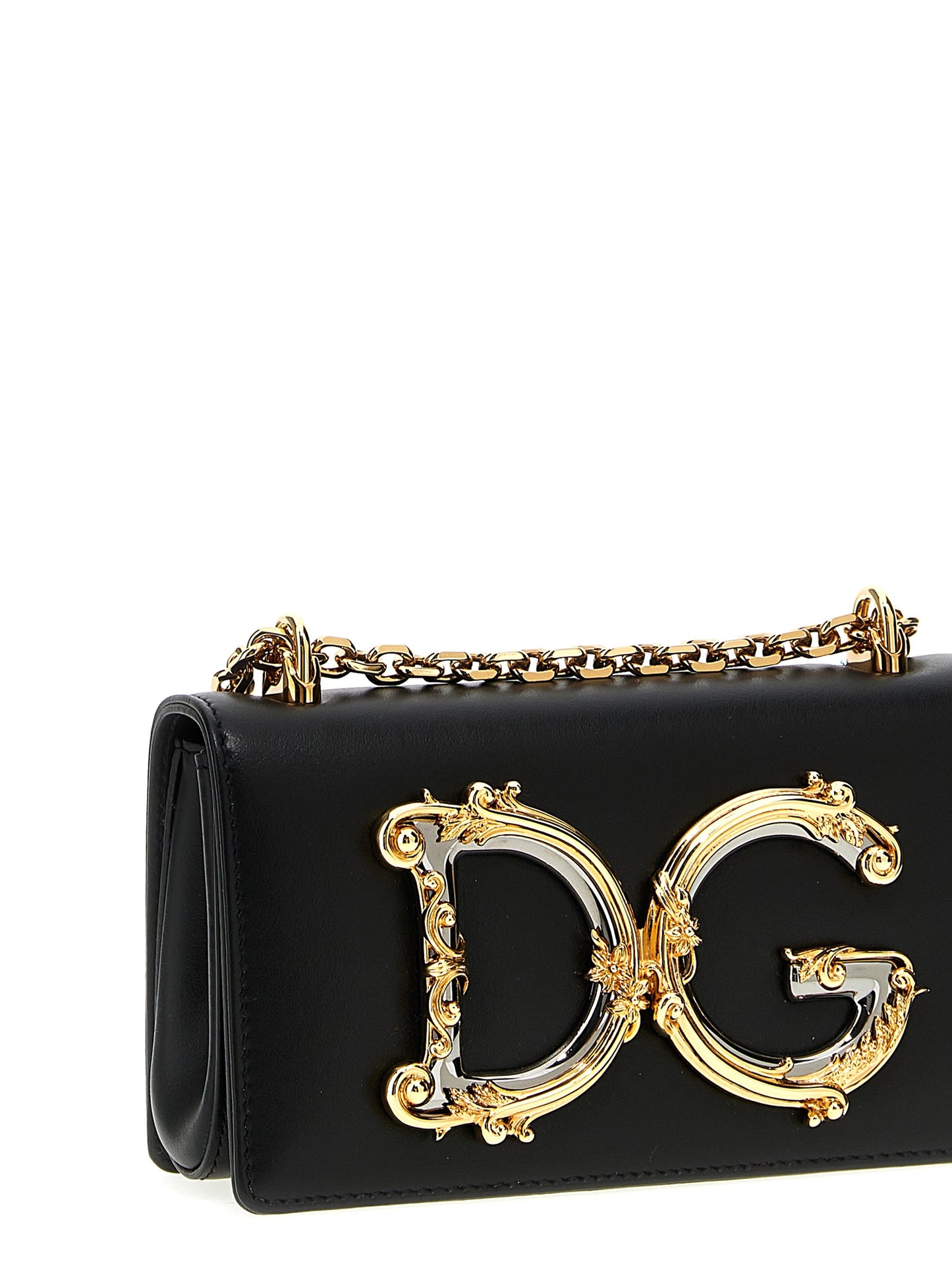Dolce & Gabbana Black Calfskin Crossbody Bag Curated Luxury Accessories by Orvyn