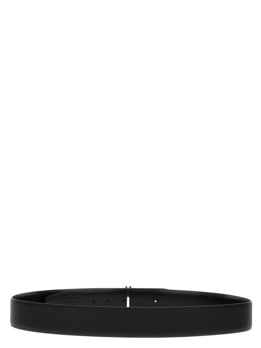 Tom Ford Black Calfskin Regular Belt Curated Luxury Accessories by Orvyn