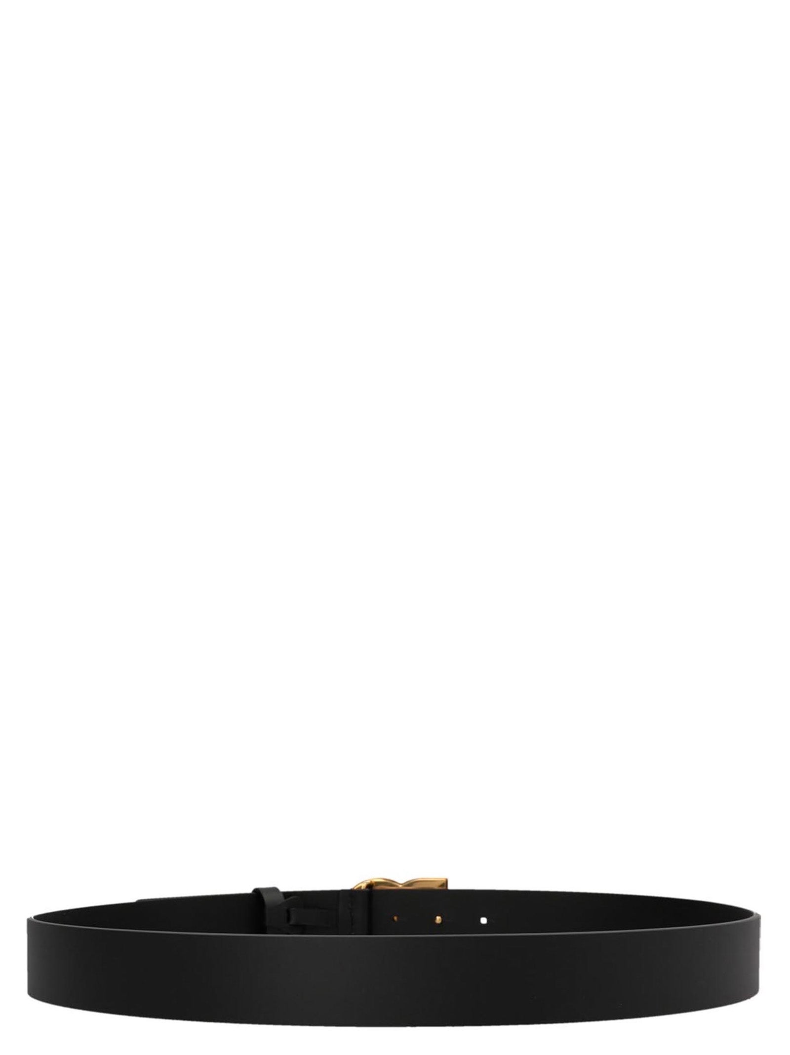 Dolce & Gabbana Black Lamb Leather Regular Belt Curated Luxury Accessories by Orvyn