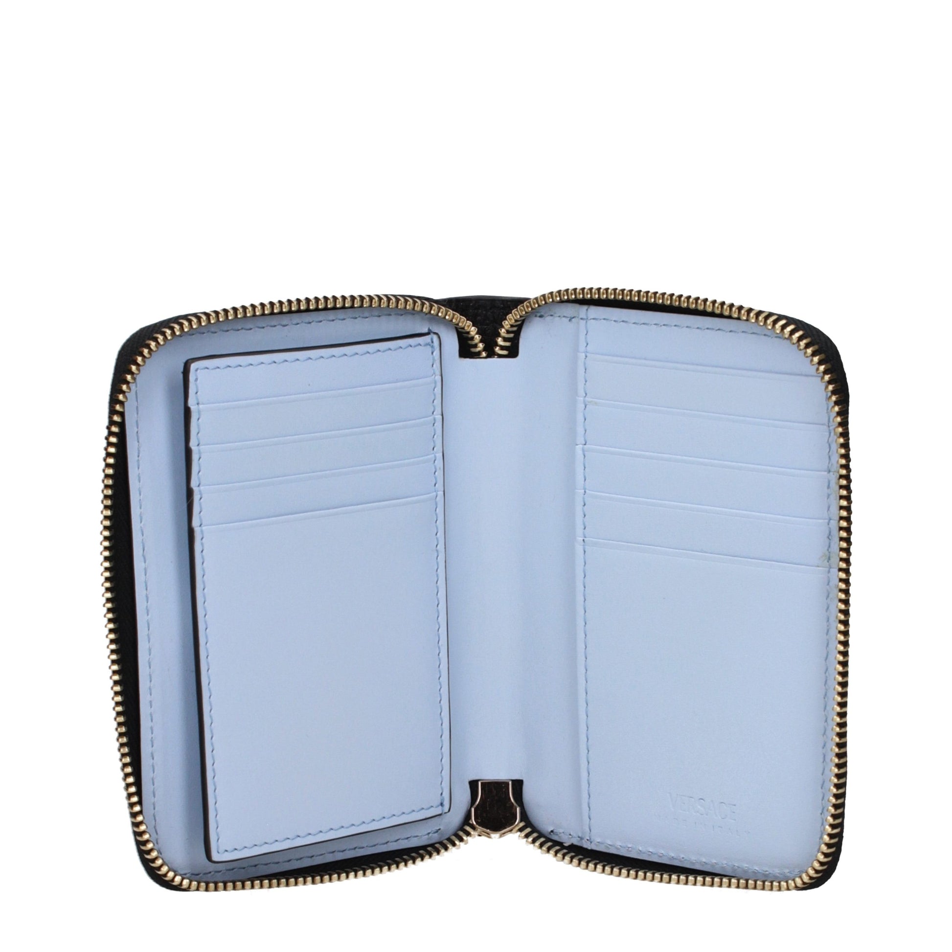 Versace Black Leather Wallet Curated Luxury Accessories by Orvyn