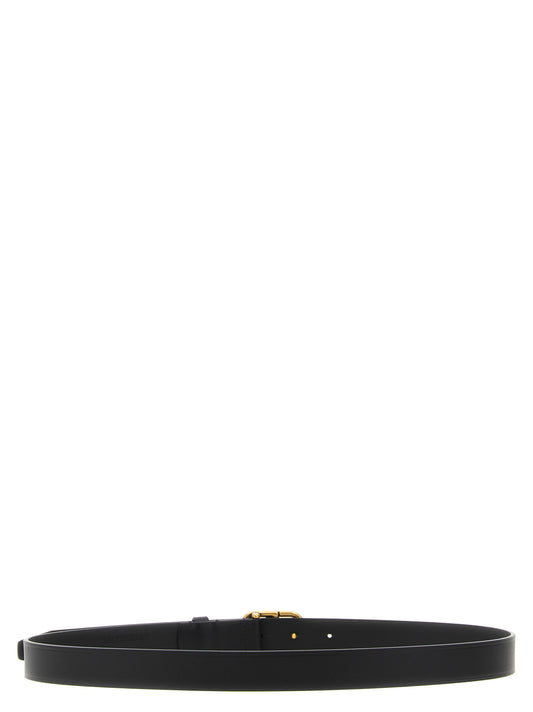 Balenciaga Black Calfskin Thin Belt Curated Luxury Accessories by Orvyn