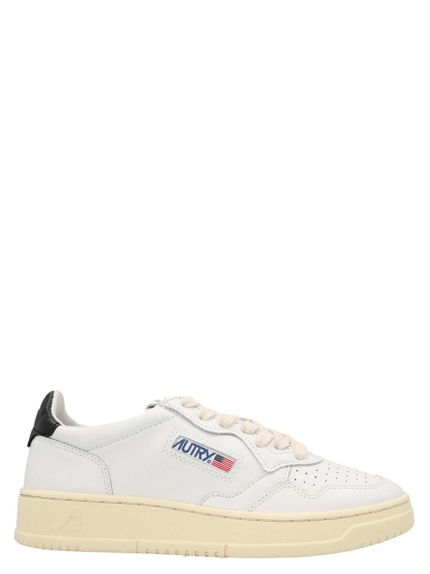Autry Bicolor Cowhide Low Top Sneakers Curated Luxury Accessories by Orvyn