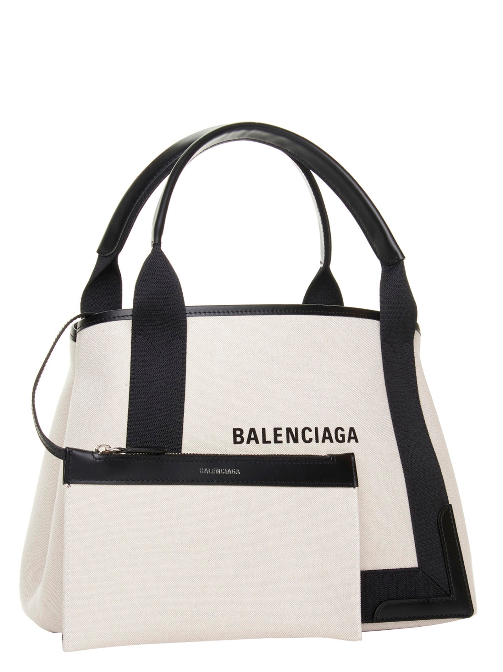 Balenciaga Bicolor Canvas Tote Bag Curated Luxury Accessories by Orvyn