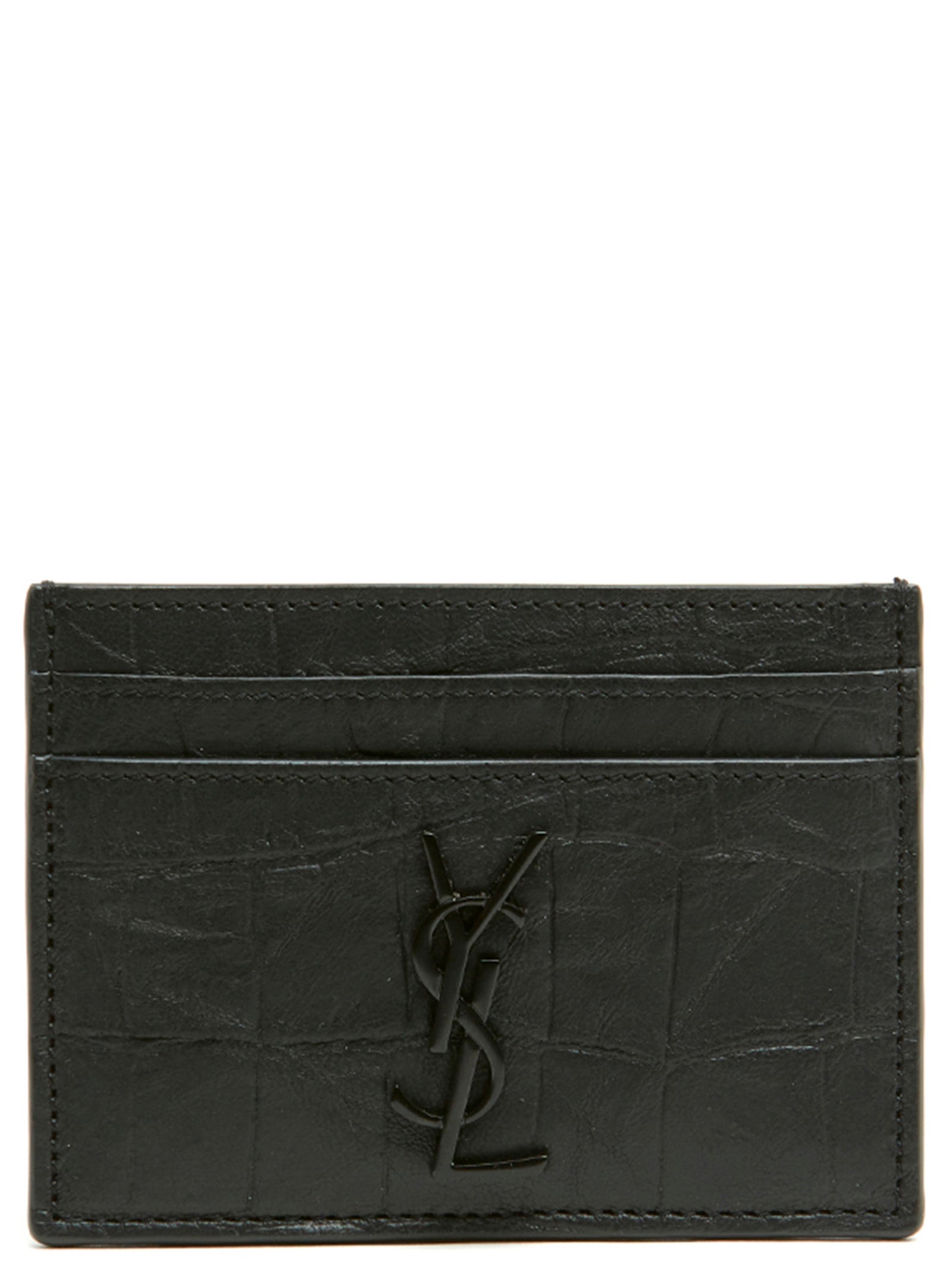 Saint Laurent Black Lambskin Cardholder Curated Luxury Accessories by Orvyn
