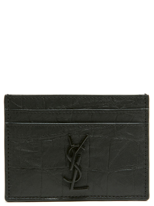 Saint Laurent Black Lambskin Cardholder Curated Luxury Accessories by Orvyn