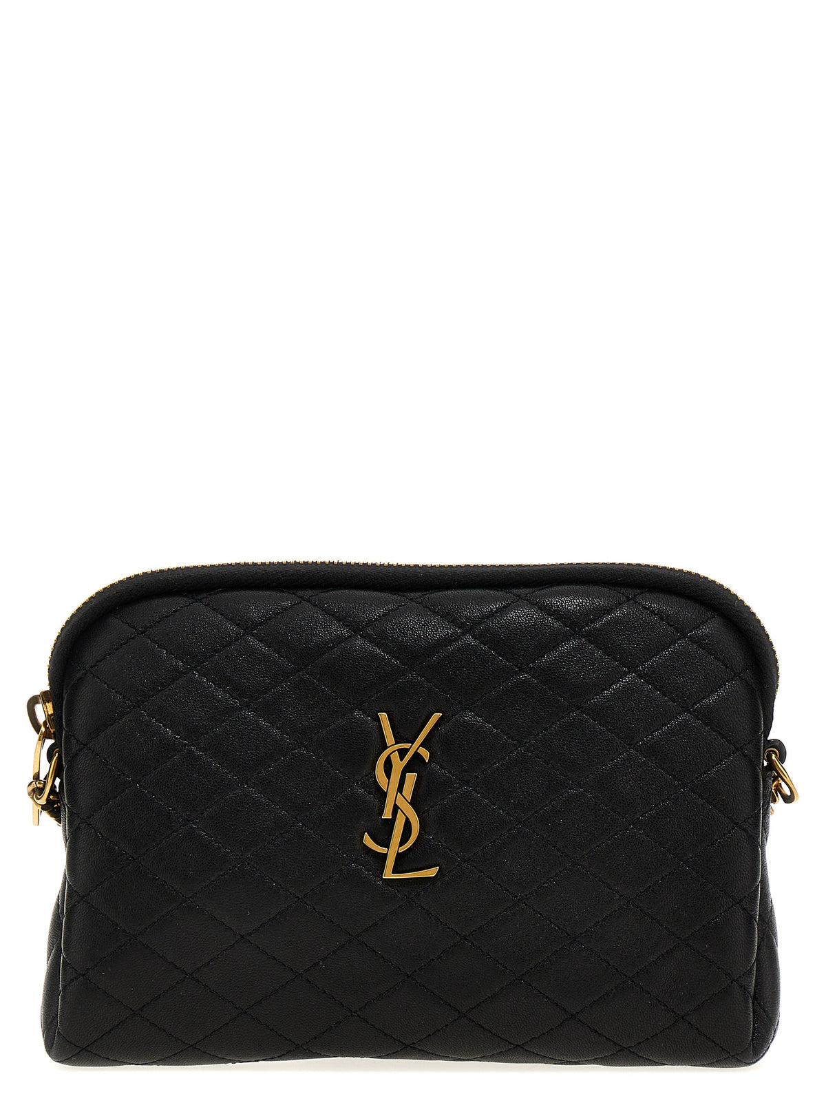 Saint Laurent Black 'Gaby' Crossbody Bag schwarz