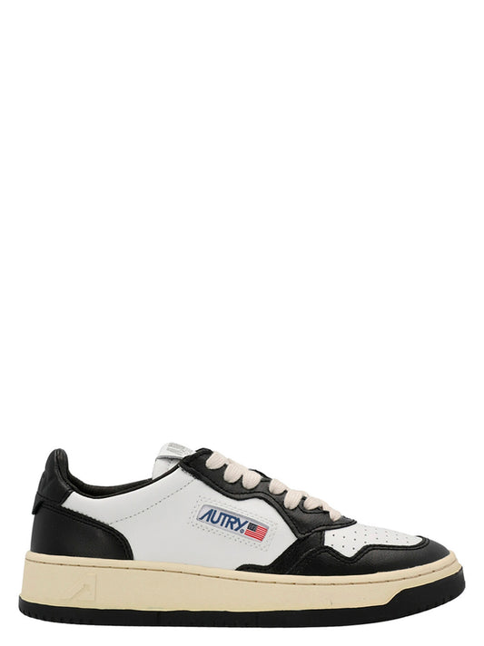 Autry Bicolor Cowhide Low Top Sneakers Curated Luxury Accessories by Orvyn