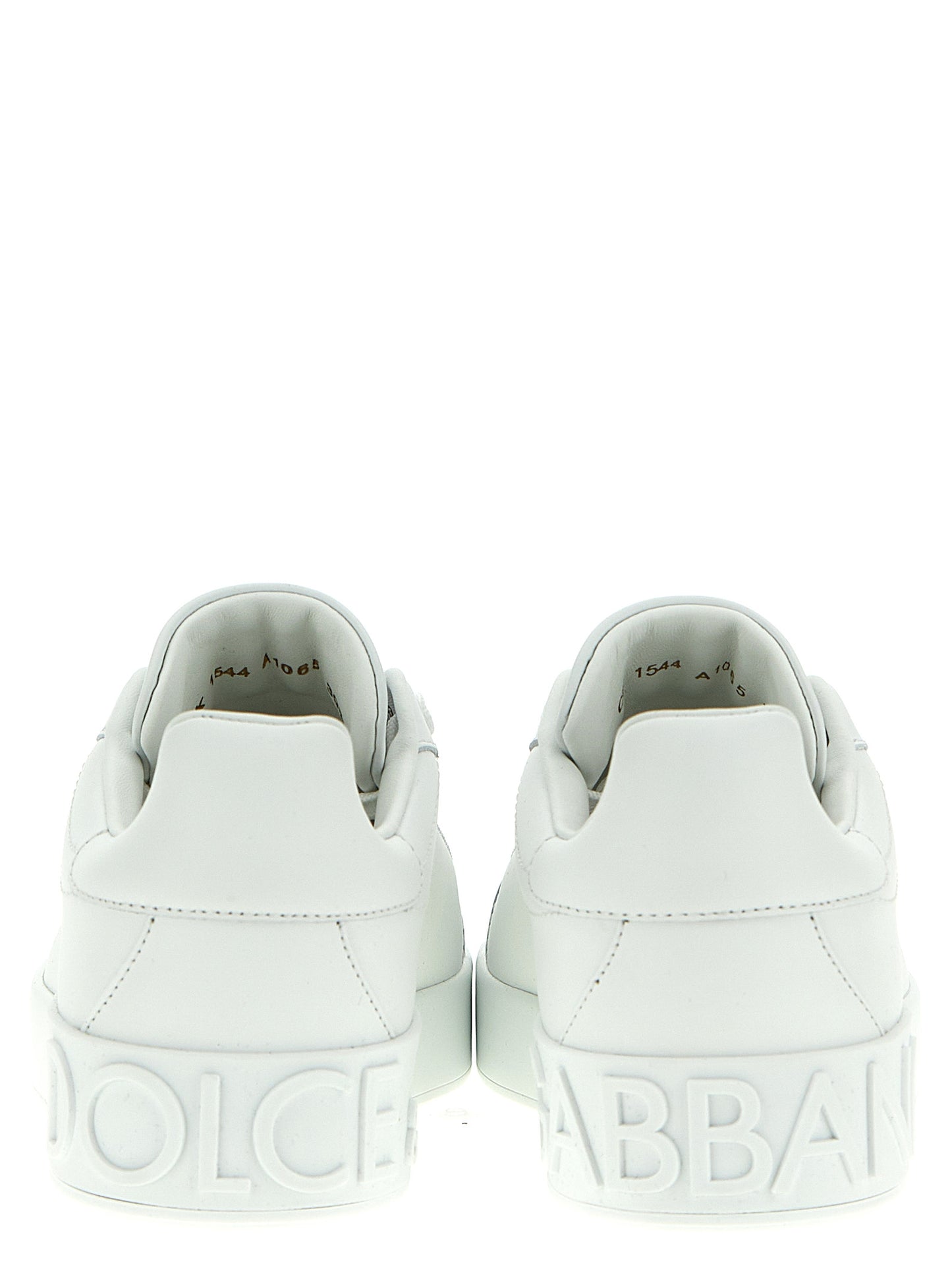 Dolce & Gabbana White Calfskin Low Top Sneakers Curated Luxury Accessories by Orvyn