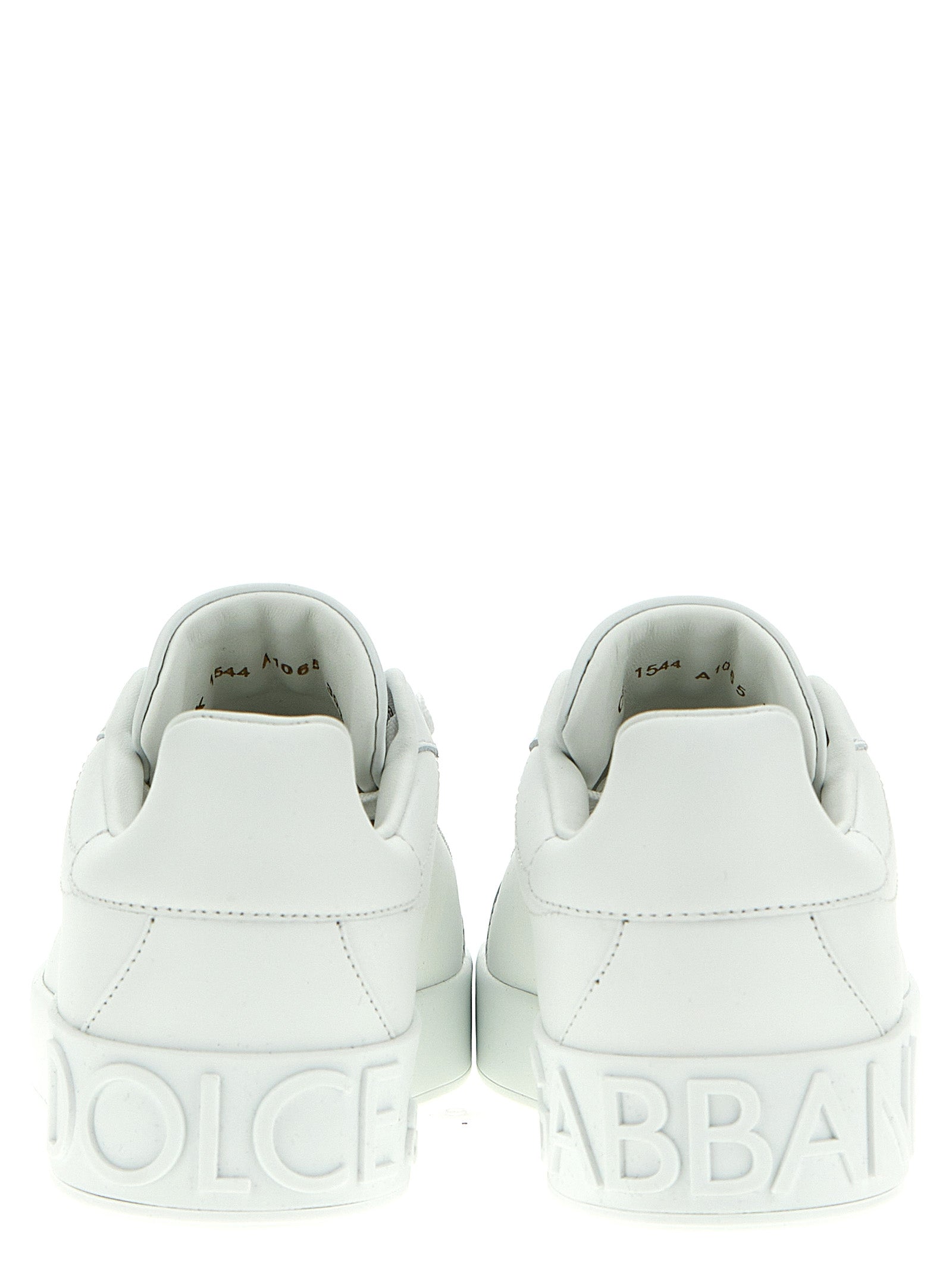 Dolce & Gabbana White Calfskin Low Top Sneakers Curated Luxury Accessories by Orvyn