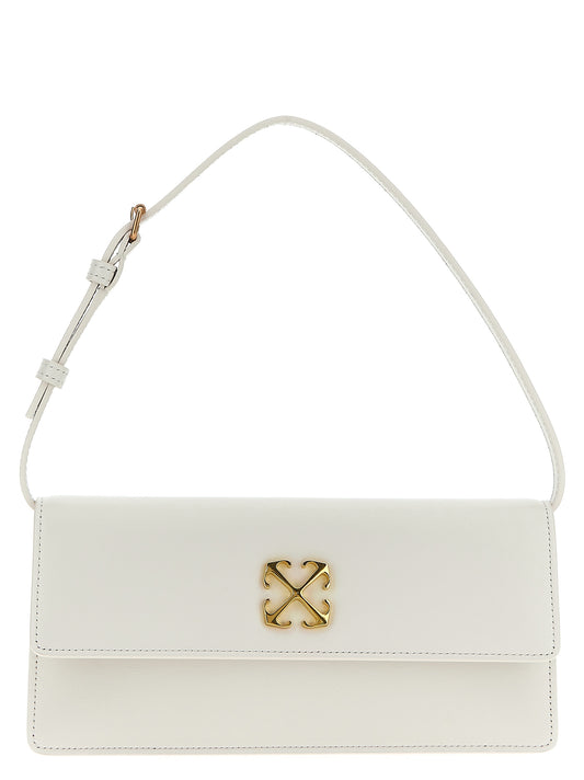 Off-White White Calfskin Shoulder Bag Curated Luxury Accessories by Orvyn