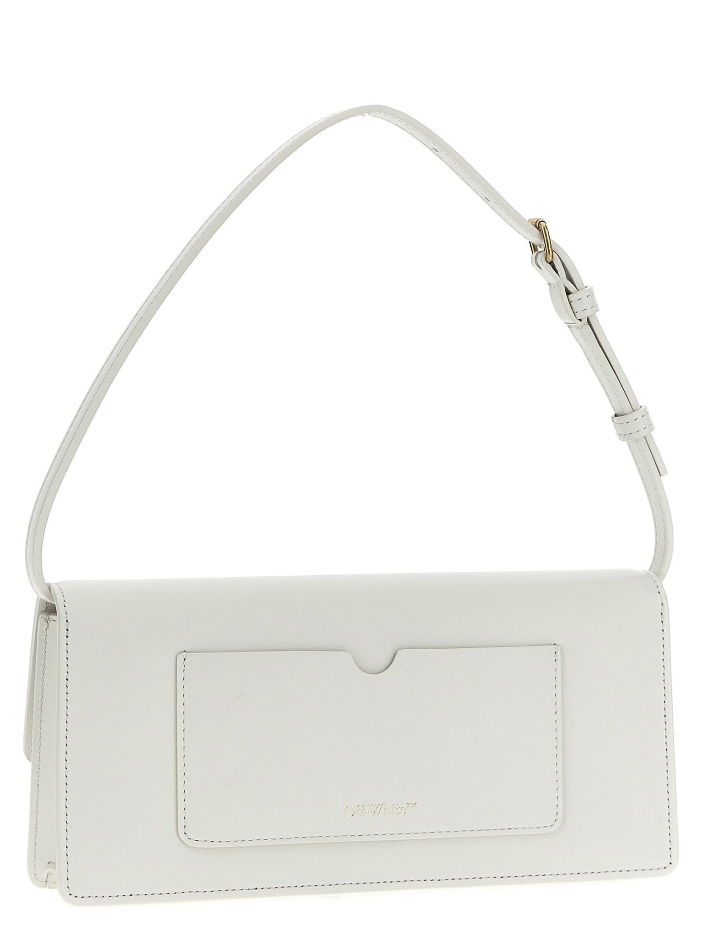 Off-White White Calfskin Shoulder Bag Curated Luxury Accessories by Orvyn