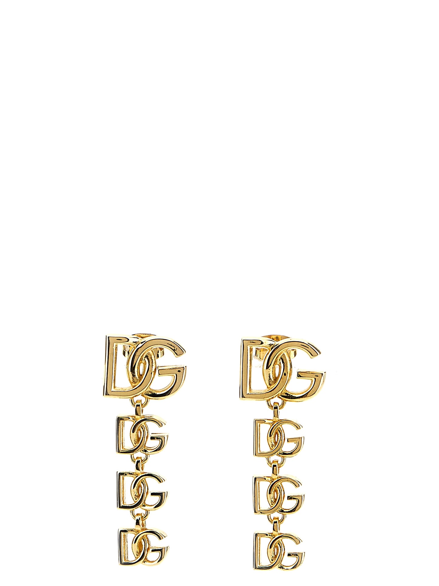 Dolce & Gabbana Gold Brass Earrings Curated Luxury Accessories by Orvyn