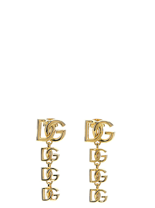 Dolce & Gabbana Gold Brass Earrings Curated Luxury Accessories by Orvyn