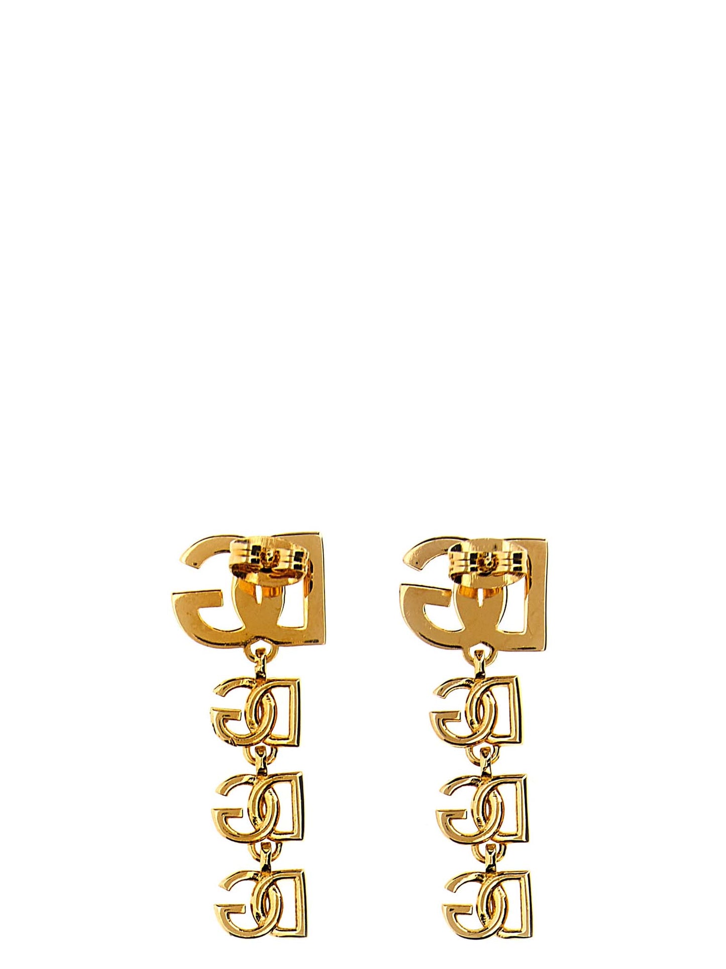 Dolce & Gabbana Gold Brass Earrings Curated Luxury Accessories by Orvyn