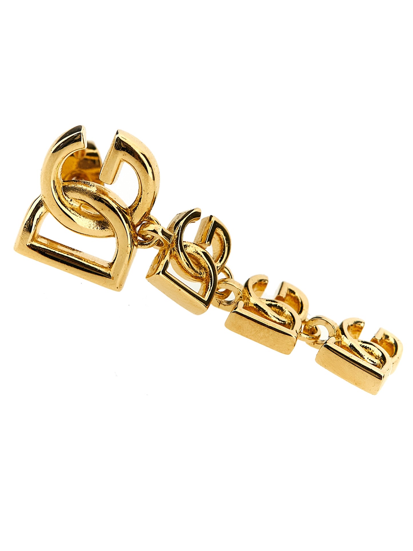 Dolce & Gabbana Gold Brass Earrings Curated Luxury Accessories by Orvyn