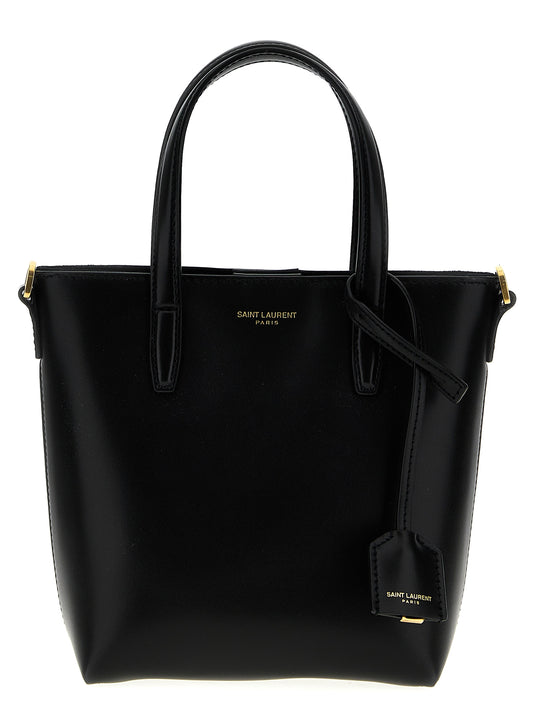Saint Laurent Black Calfskin Tote Bag Curated Luxury Accessories by Orvyn