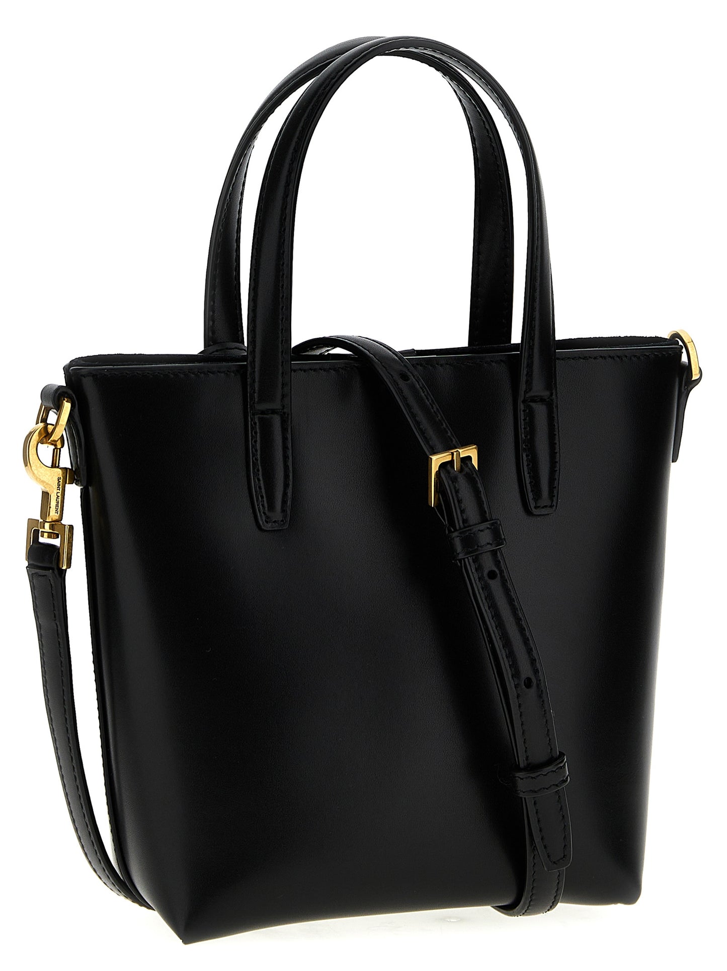 Saint Laurent Black Calfskin Tote Bag Curated Luxury Accessories by Orvyn