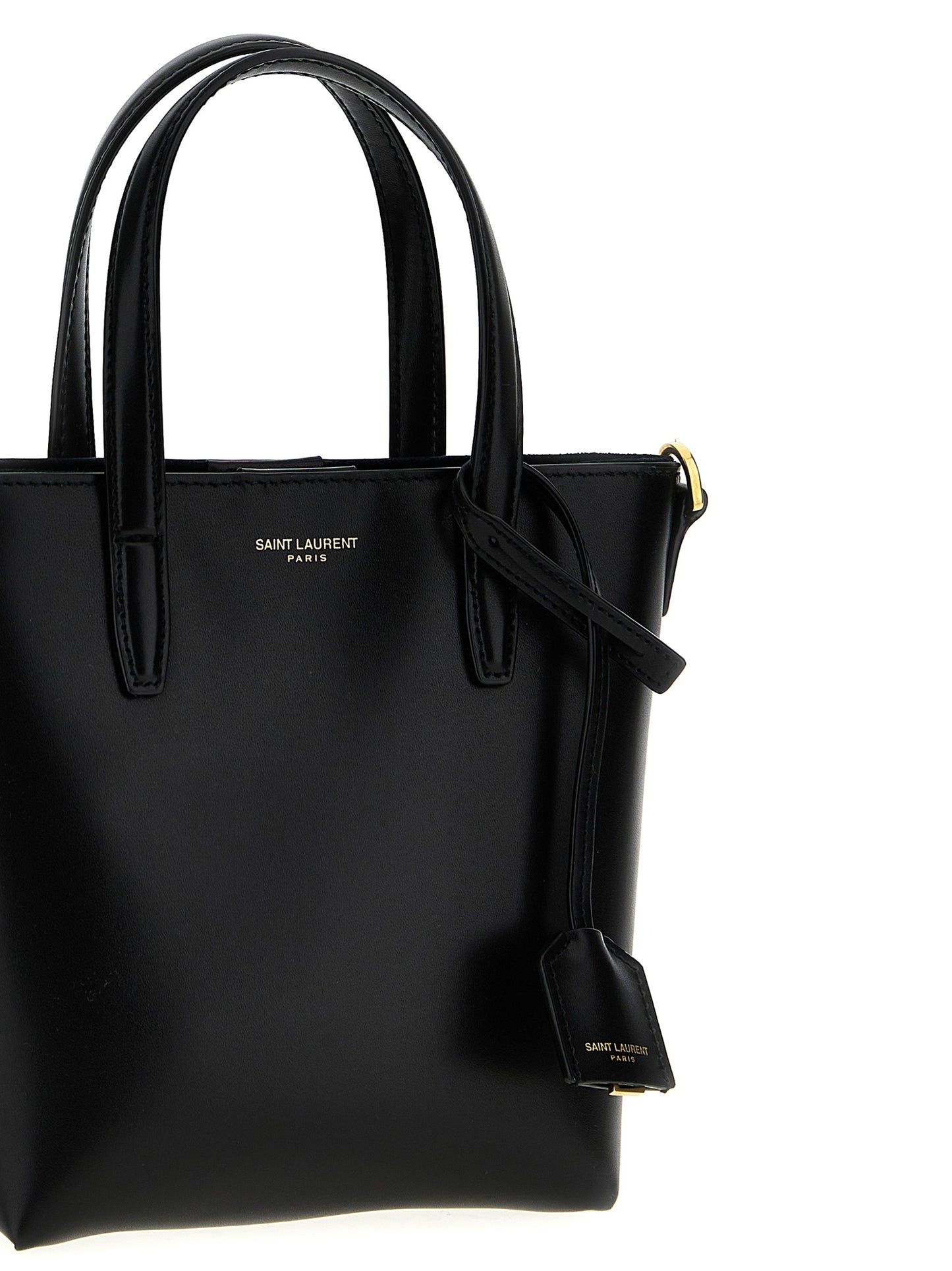Saint Laurent Black Calfskin Tote Bag Curated Luxury Accessories by Orvyn