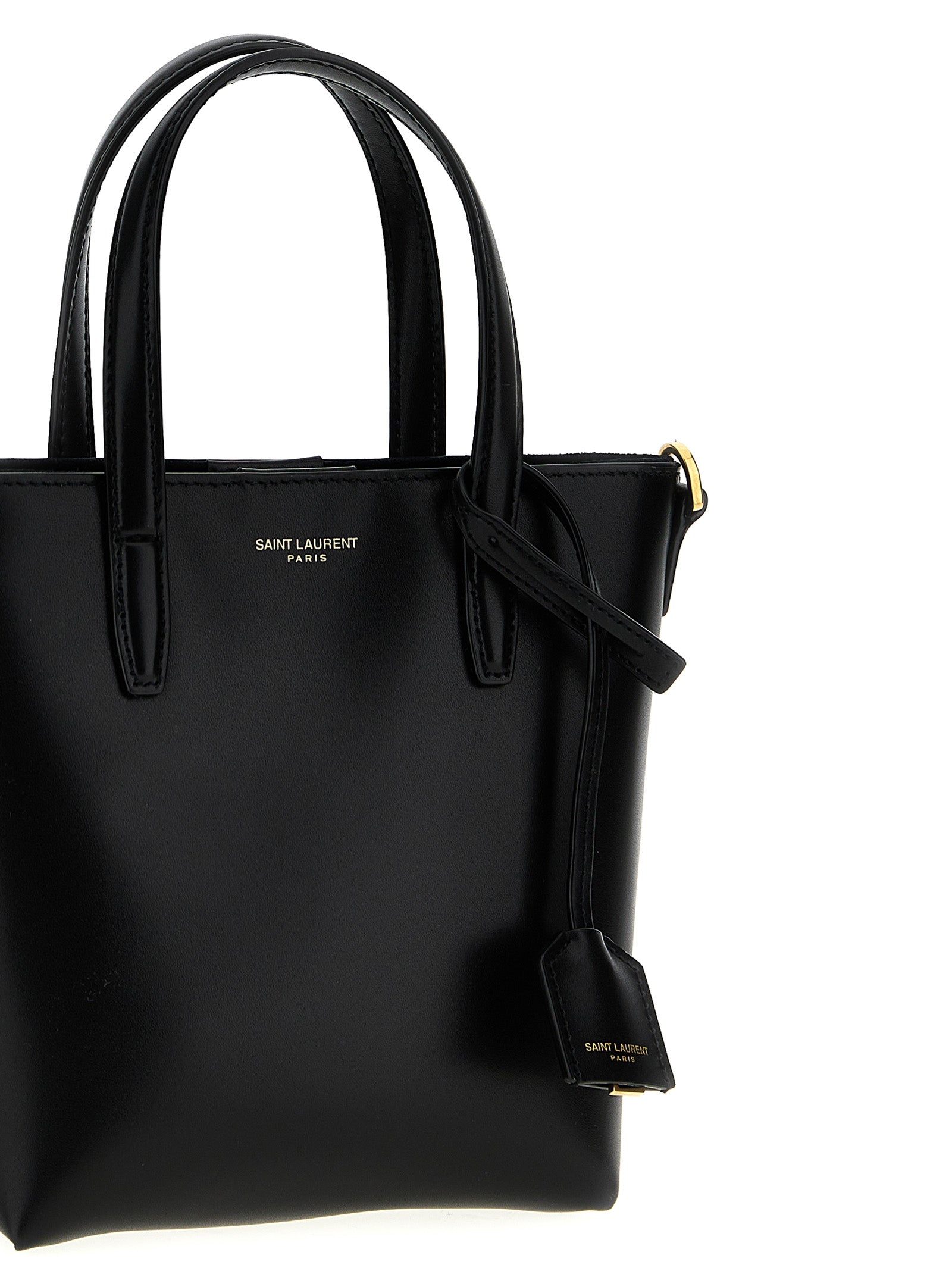 Saint Laurent Black Calfskin Tote Bag Curated Luxury Accessories by Orvyn