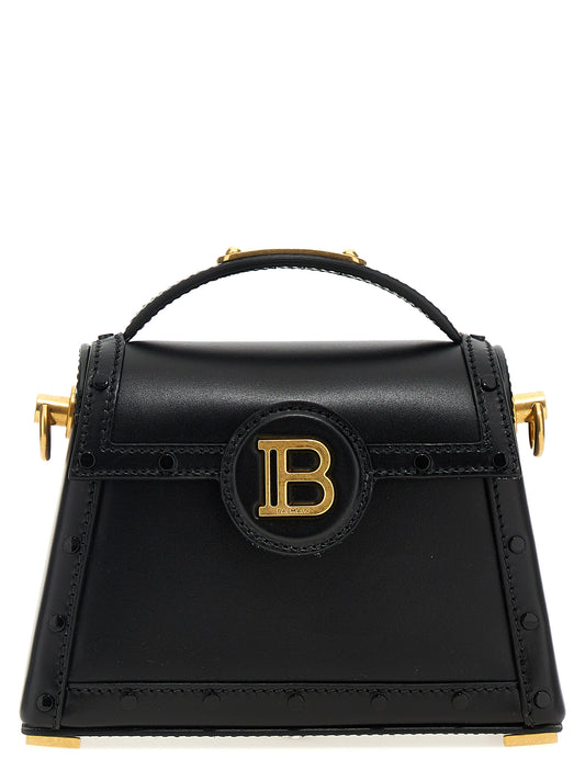 Balmain Black Calfskin Handbag Curated Luxury Accessories by Orvyn