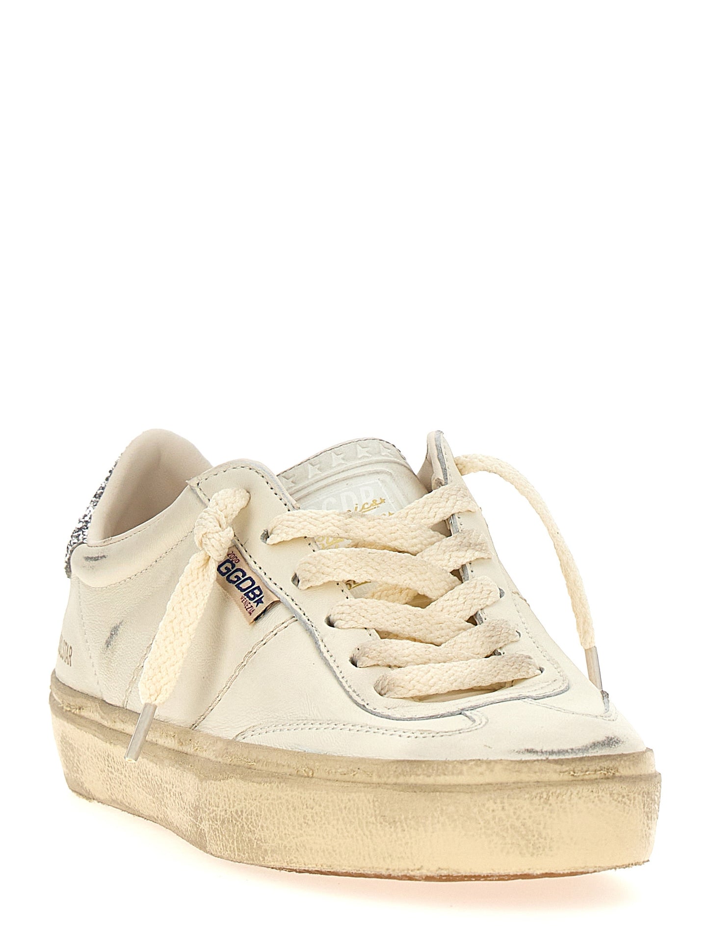 Golden Goose White Lamb Leather Low Top Sneakers Curated Luxury Accessories by Orvyn