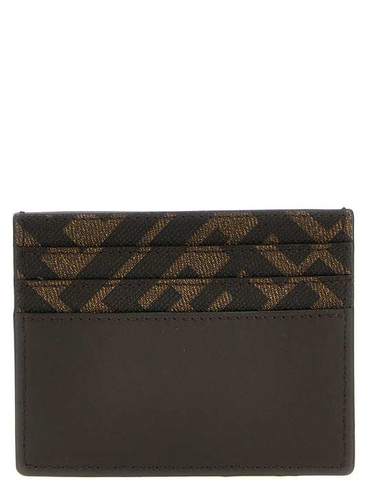 Fendi Brown Calf Leather Bos Taurus Cardholder Curated Luxury Accessories by Orvyn