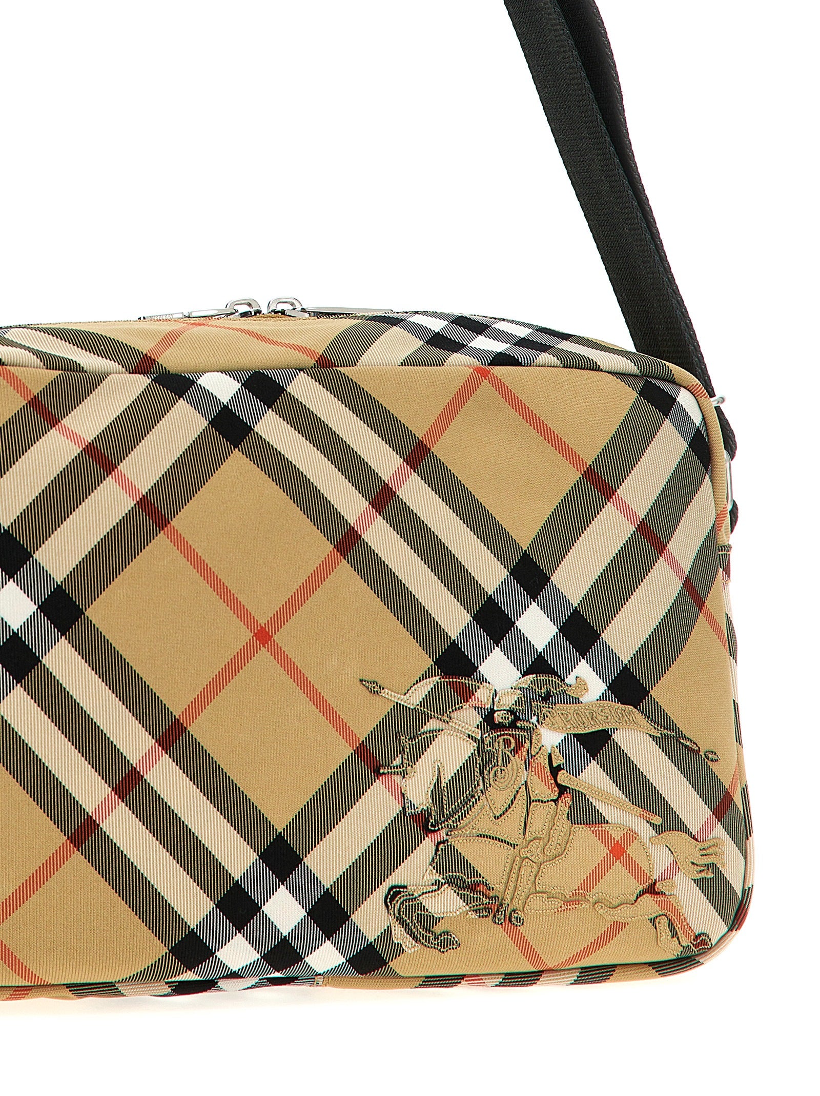 Burberry Beige Polyester Crossbody Bag Curated Luxury Accessories by Orvyn
