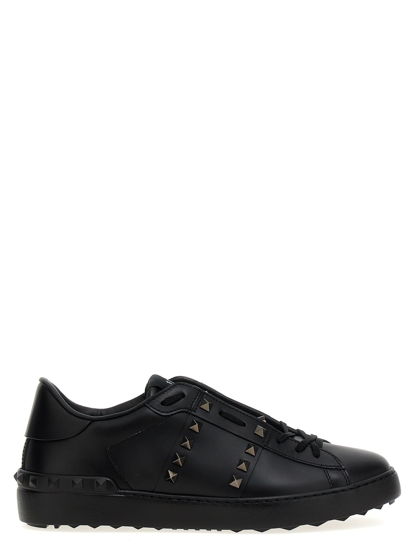 Valentino Garavani Black Calfskin Low Top Sneakers Curated Luxury Accessories by Orvyn