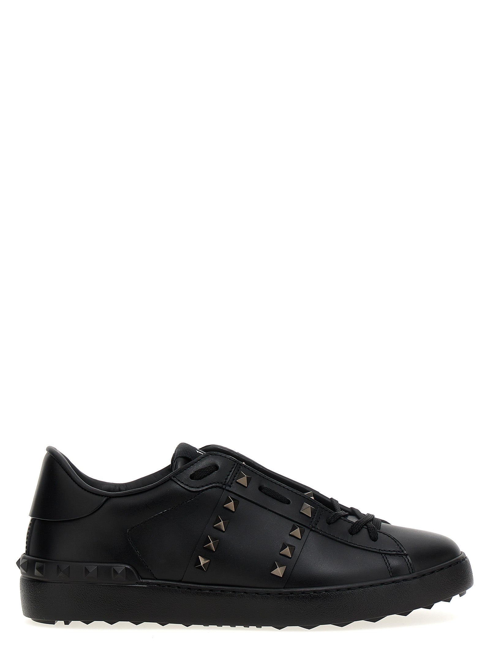 Valentino Garavani Black Calfskin Low Top Sneakers Curated Luxury Accessories by Orvyn
