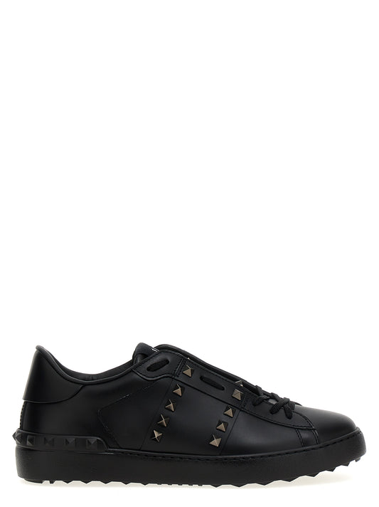 Valentino Garavani Black Calfskin Low Top Sneakers Curated Luxury Accessories by Orvyn