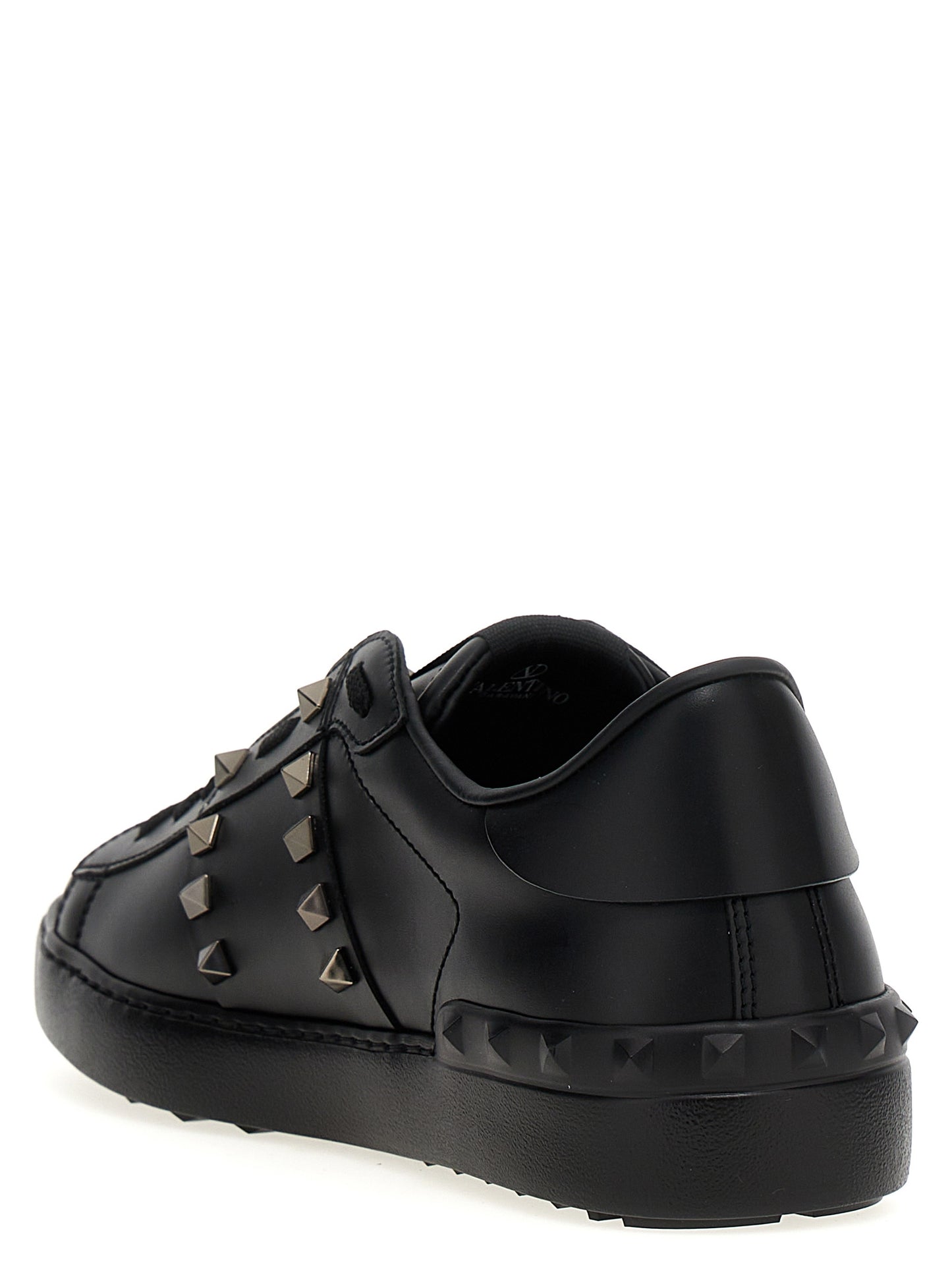Valentino Garavani Black Calfskin Low Top Sneakers Curated Luxury Accessories by Orvyn