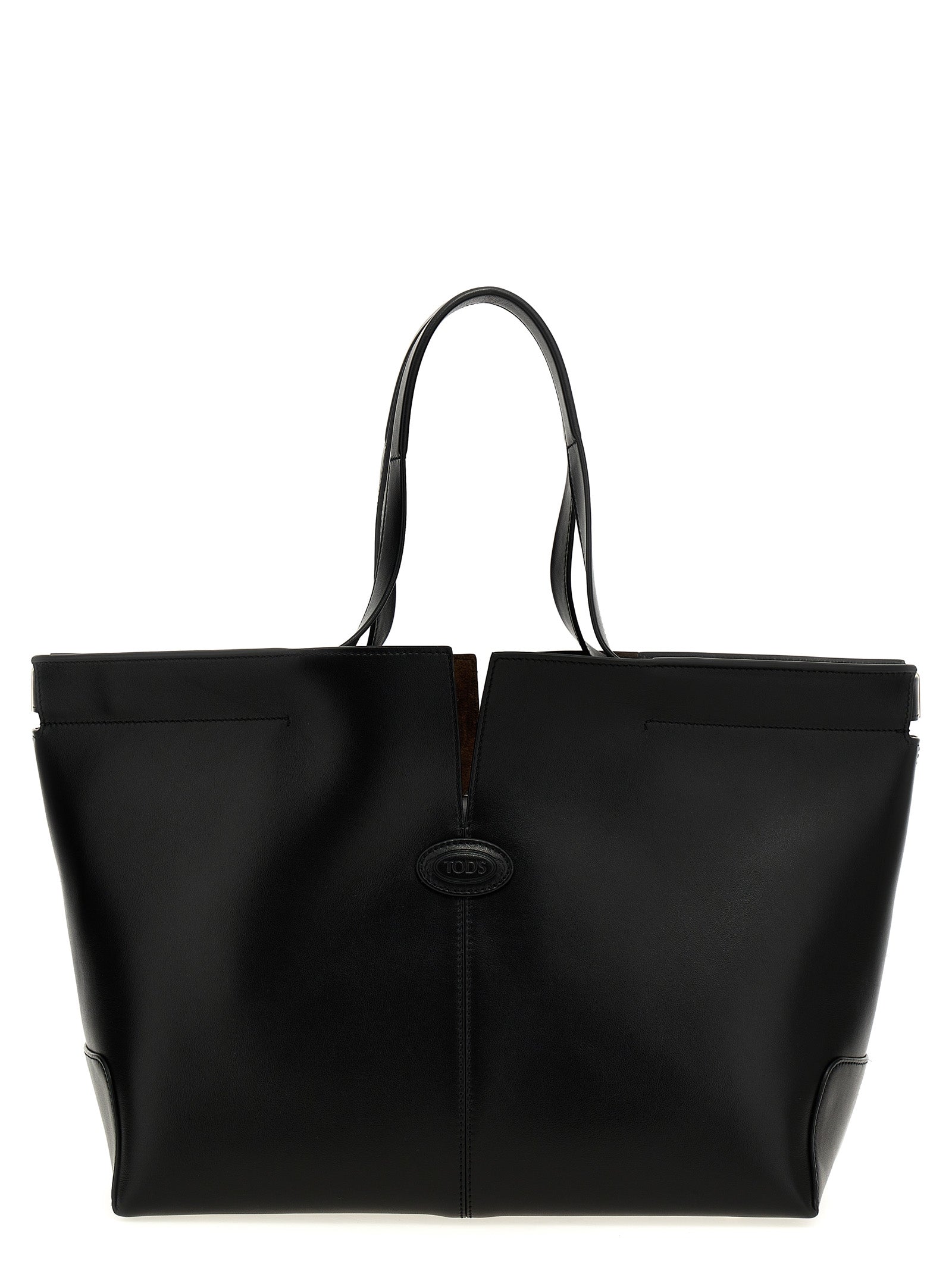 Tod's Black Calfskin Tote Bag Curated Luxury Accessories by Orvyn