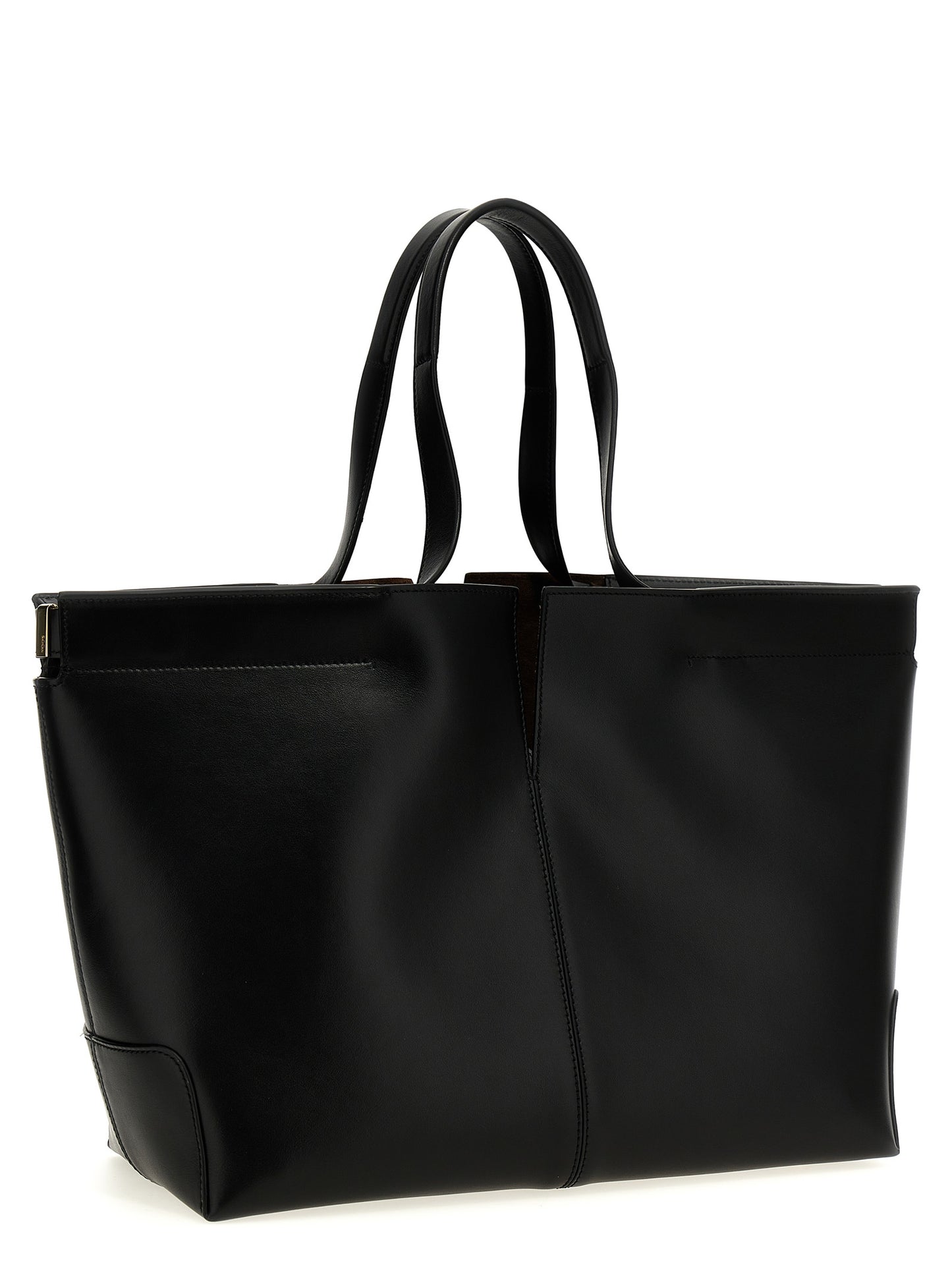 Tod's Black Calfskin Tote Bag Curated Luxury Accessories by Orvyn