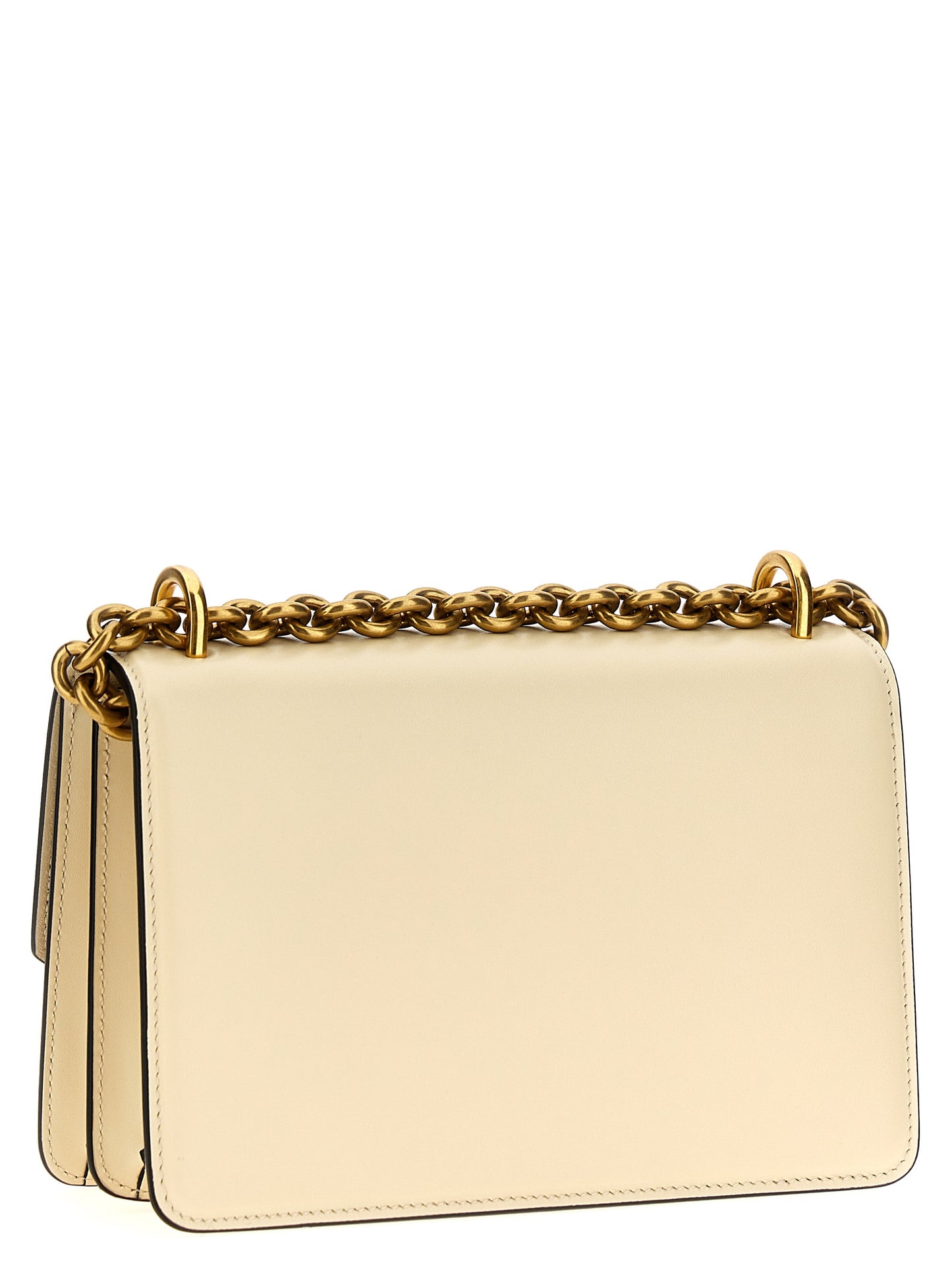 Valentino Garavani White Calfskin Shoulder Bag Curated Luxury Accessories by Orvyn