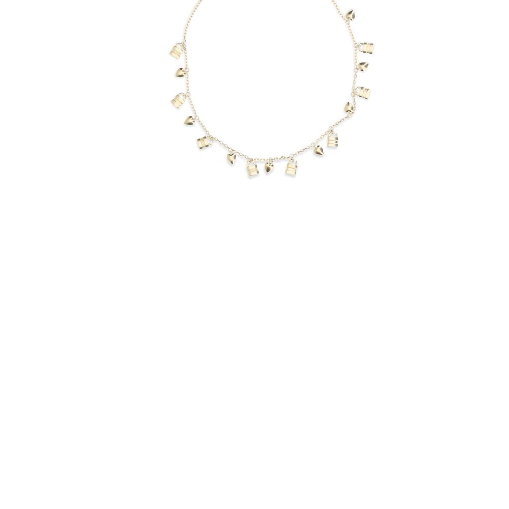 Chloé Gold Brass Necklace Curated Luxury Accessories by Orvyn