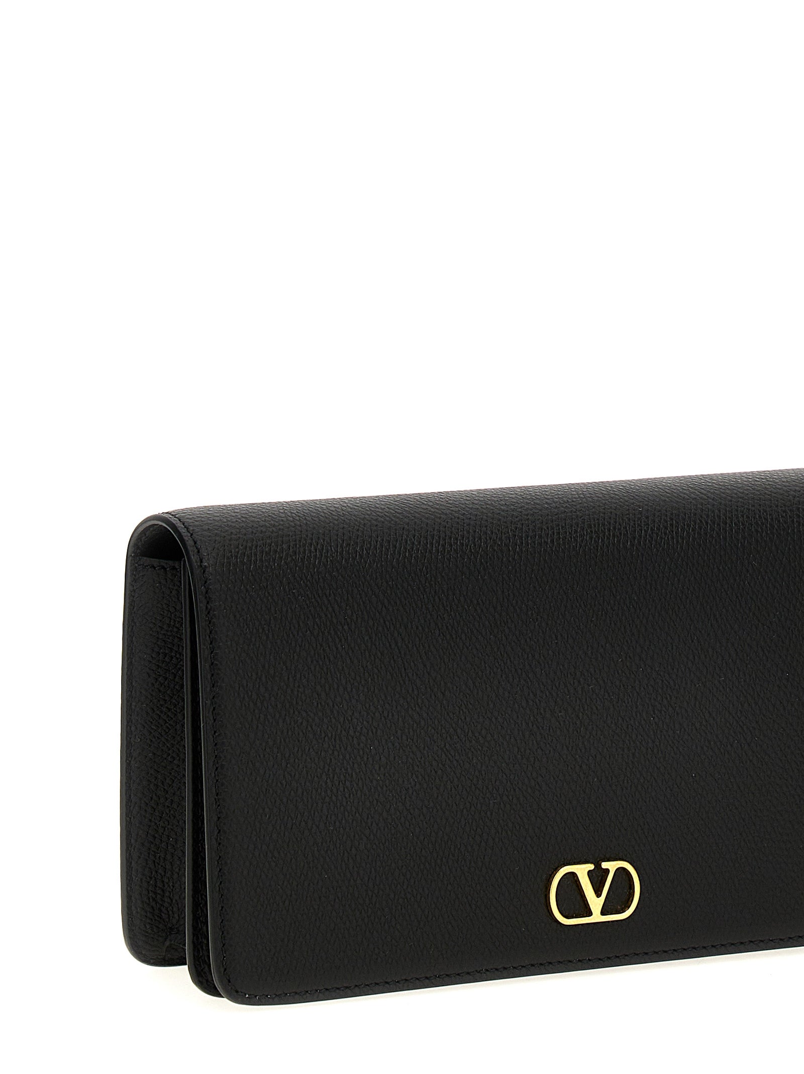 Valentino Garavani Black Calfskin Shoulder Bag Curated Luxury Accessories by Orvyn