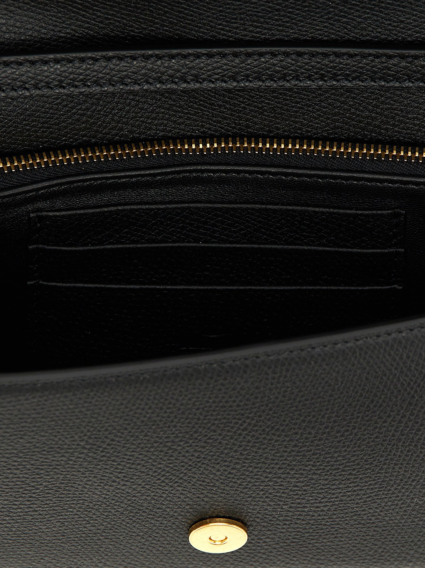 Valentino Garavani Black Calfskin Shoulder Bag Curated Luxury Accessories by Orvyn