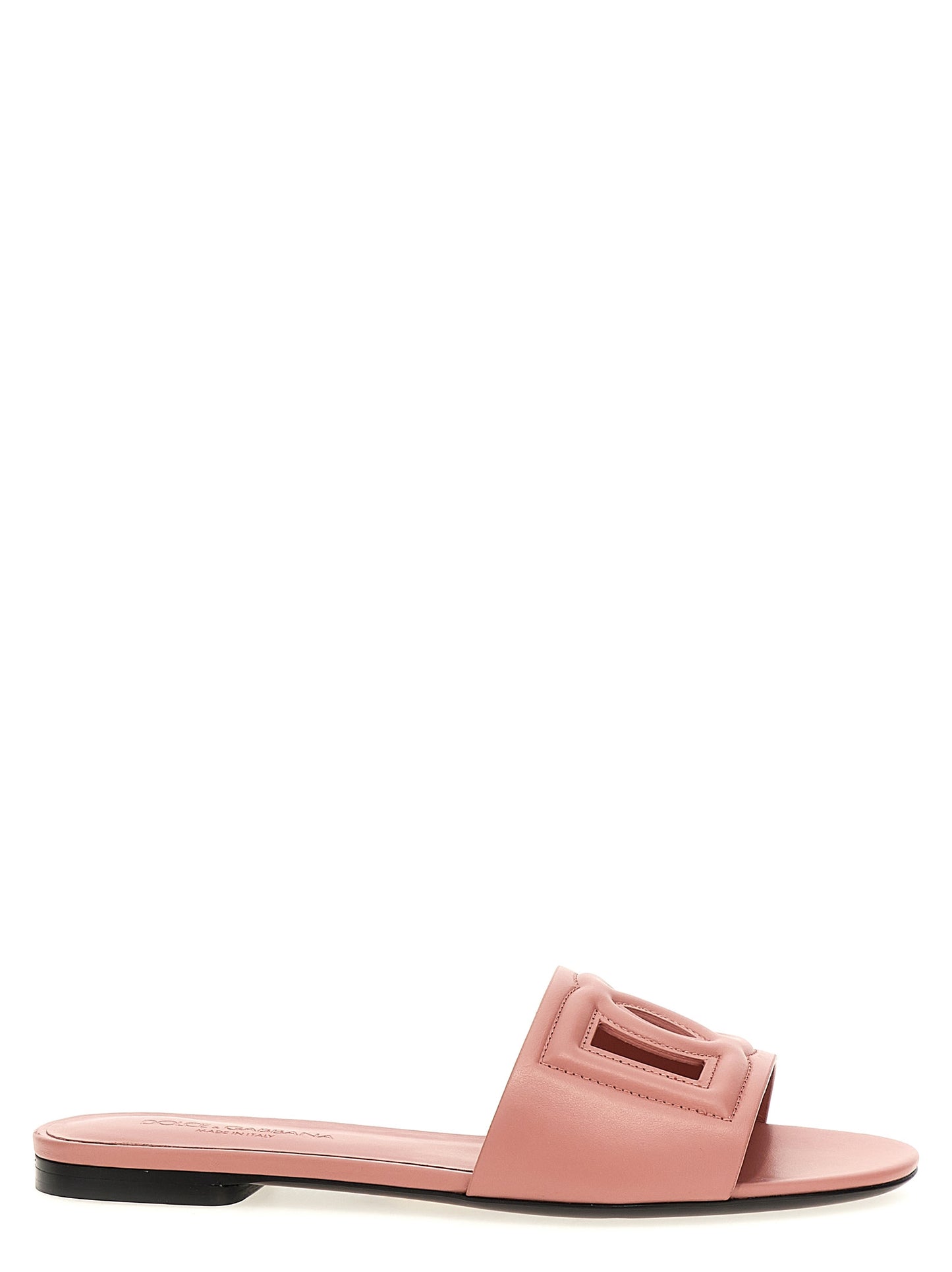 Dolce & Gabbana Multicolor Calfskin Slides Curated Luxury Accessories by Orvyn