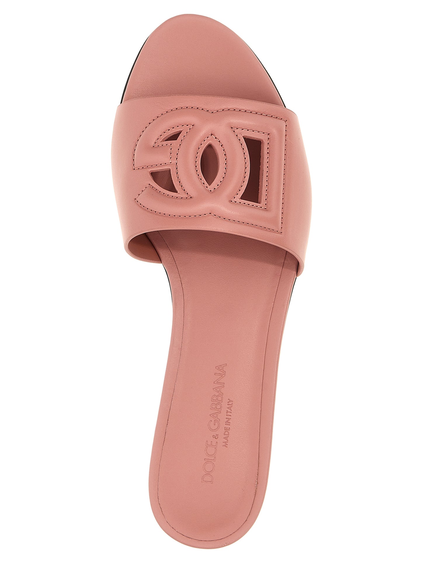 Dolce & Gabbana Multicolor Calfskin Slides Curated Luxury Accessories by Orvyn
