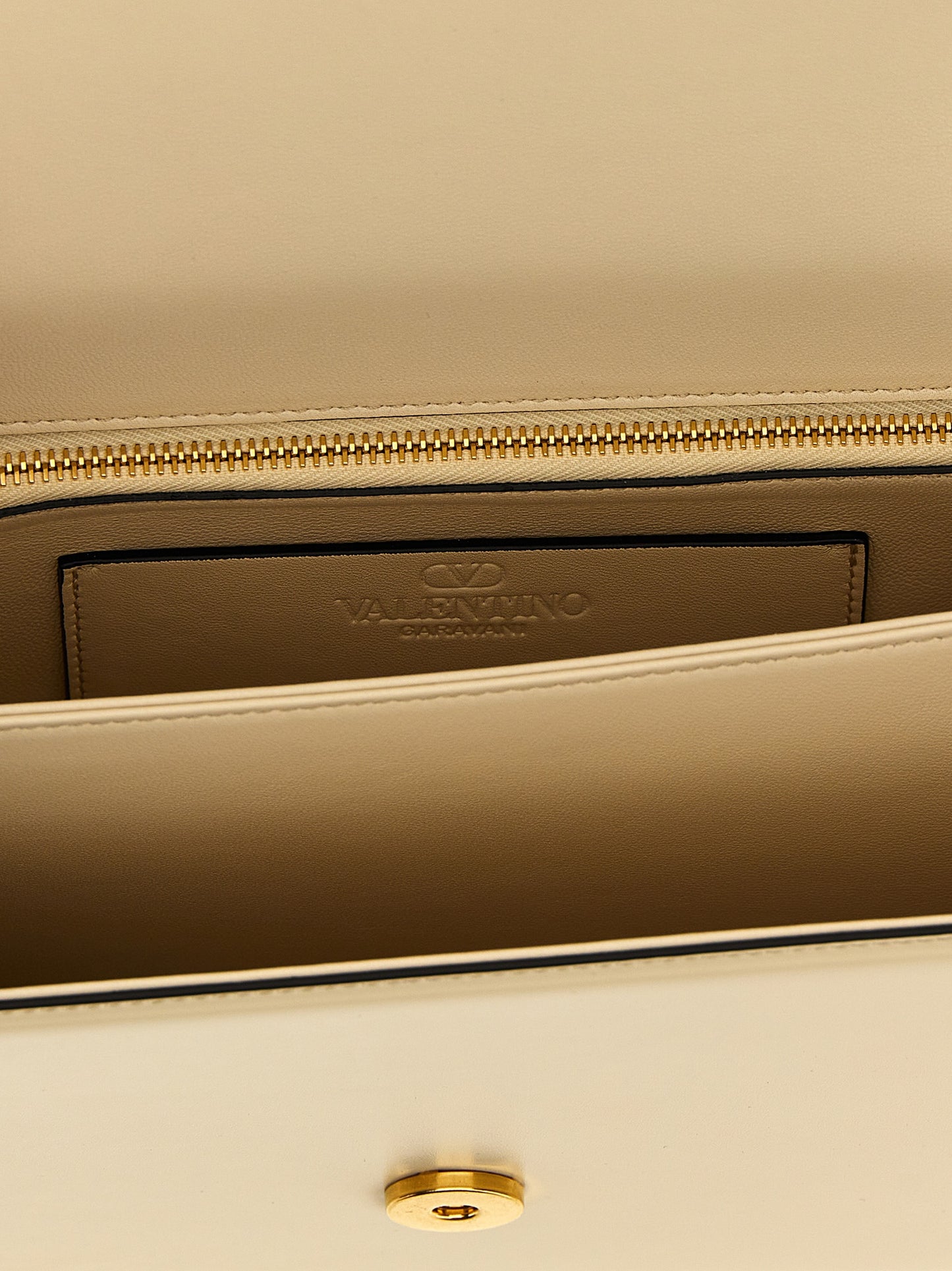 Valentino Garavani White Calfskin Shoulder Bag Curated Luxury Accessories by Orvyn