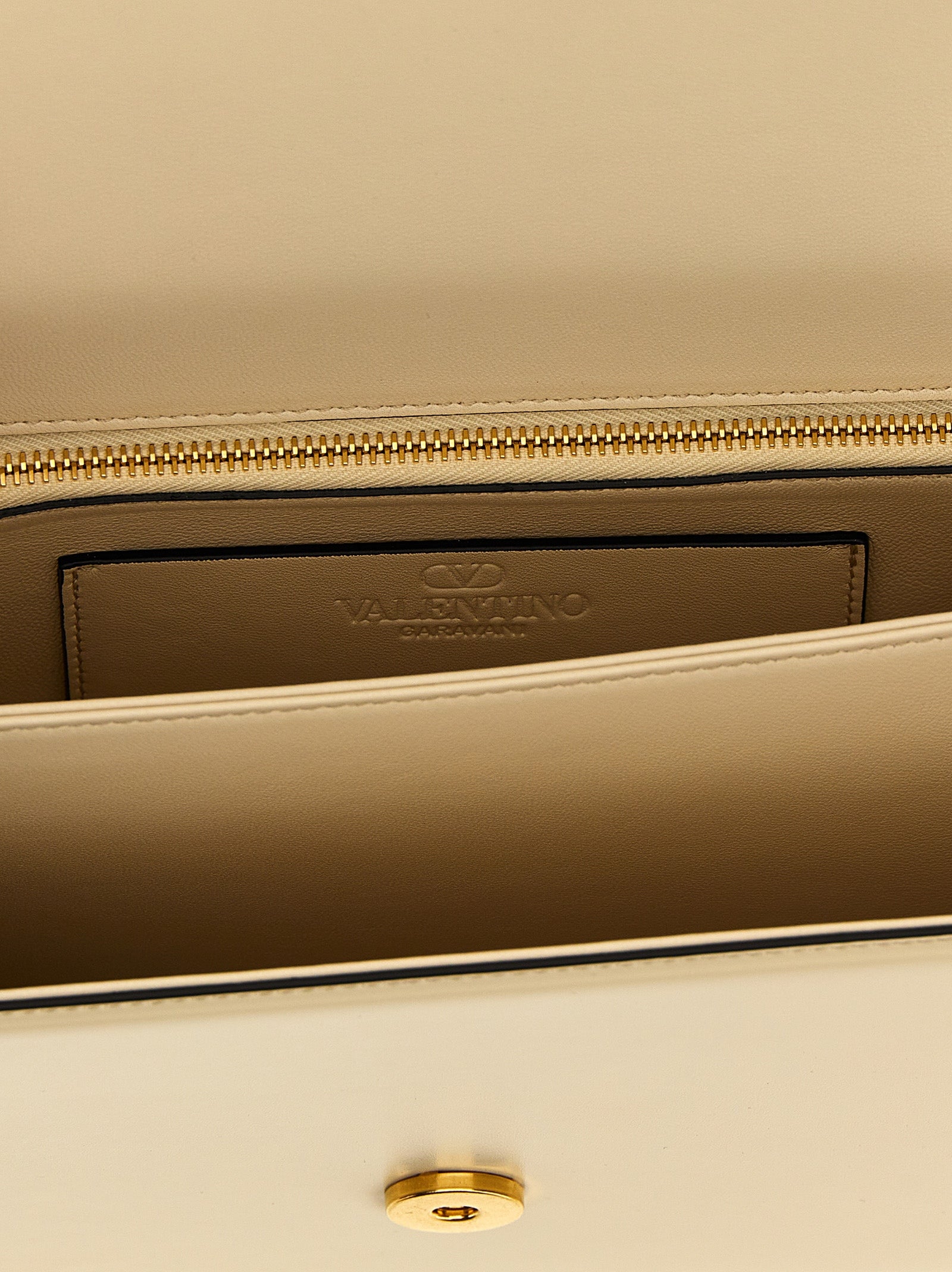 Valentino Garavani White Calfskin Shoulder Bag Curated Luxury Accessories by Orvyn
