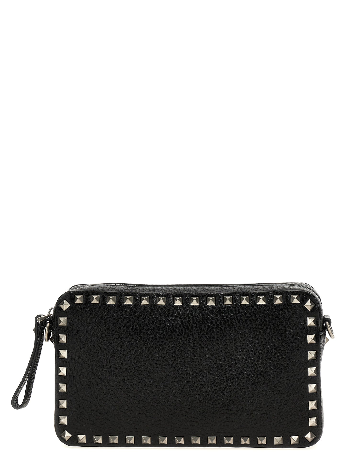 Valentino Garavani Black Calfskin Crossbody Bag Curated Luxury Accessories by Orvyn