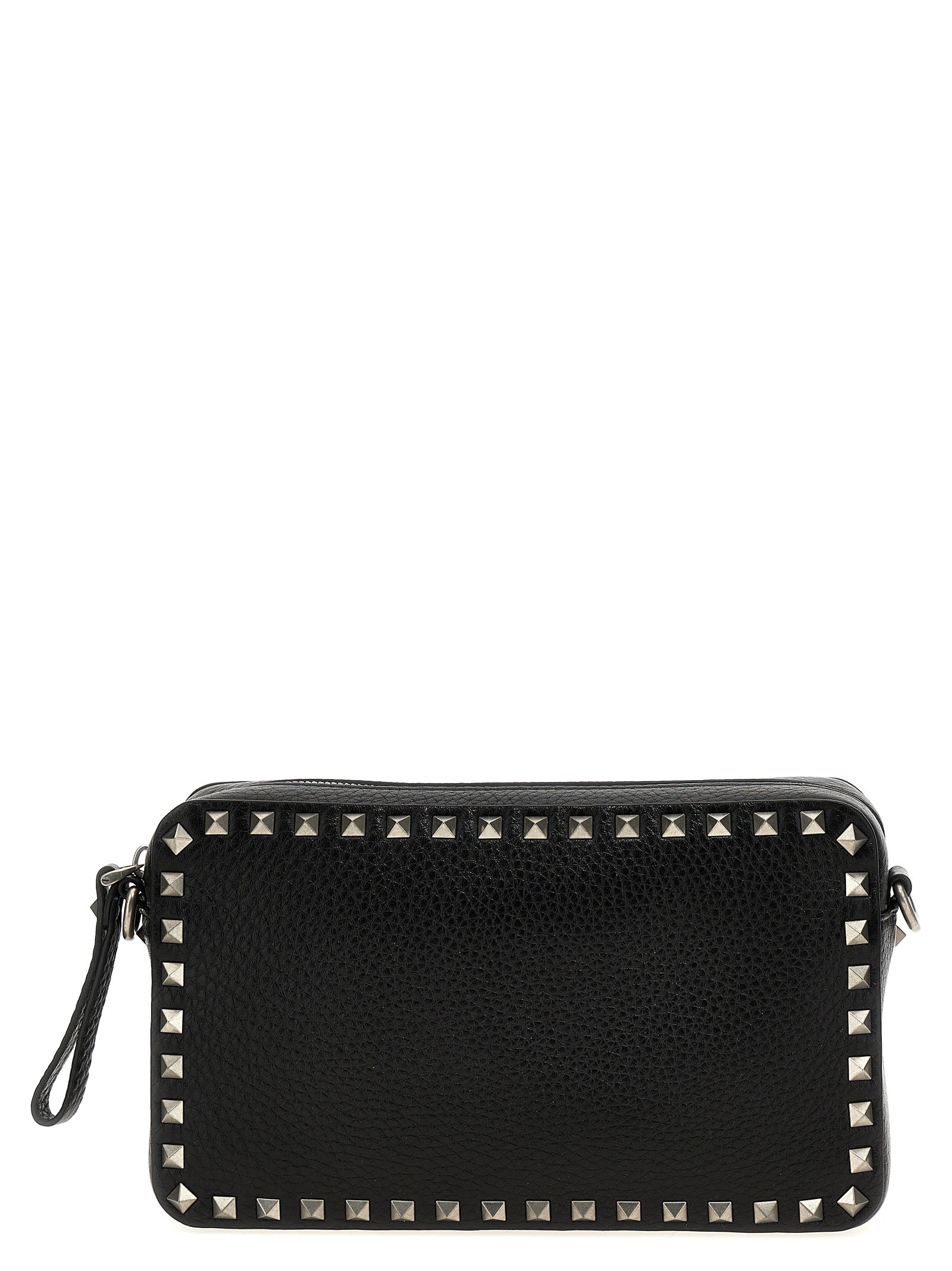 Valentino Garavani Black Calfskin Crossbody Bag Curated Luxury Accessories by Orvyn