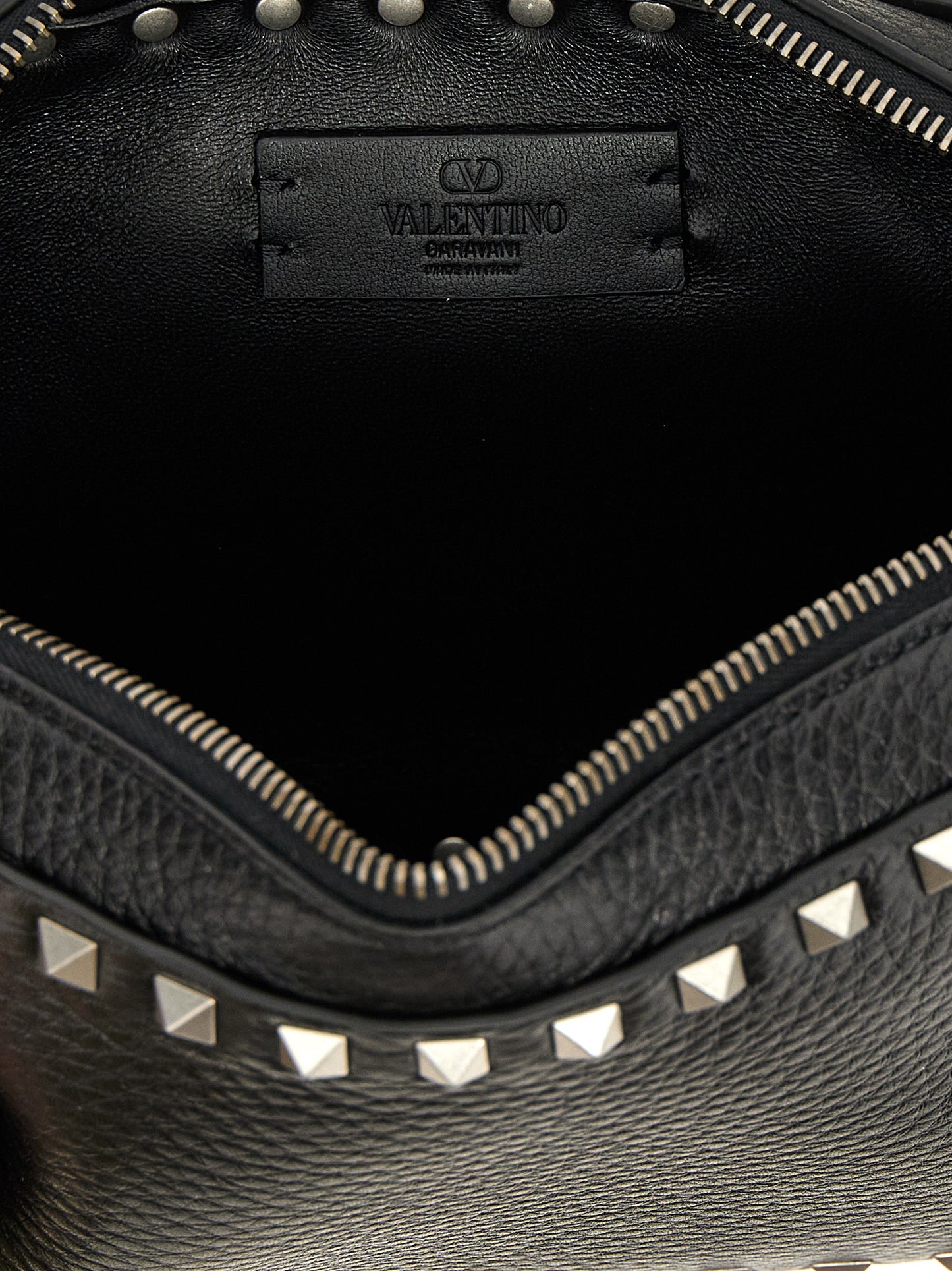 Valentino Garavani Black Calfskin Crossbody Bag Curated Luxury Accessories by Orvyn