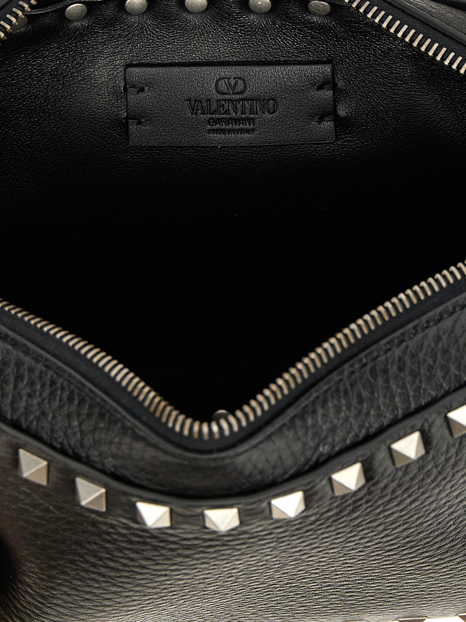 Valentino Garavani Black Calfskin Crossbody Bag Curated Luxury Accessories by Orvyn