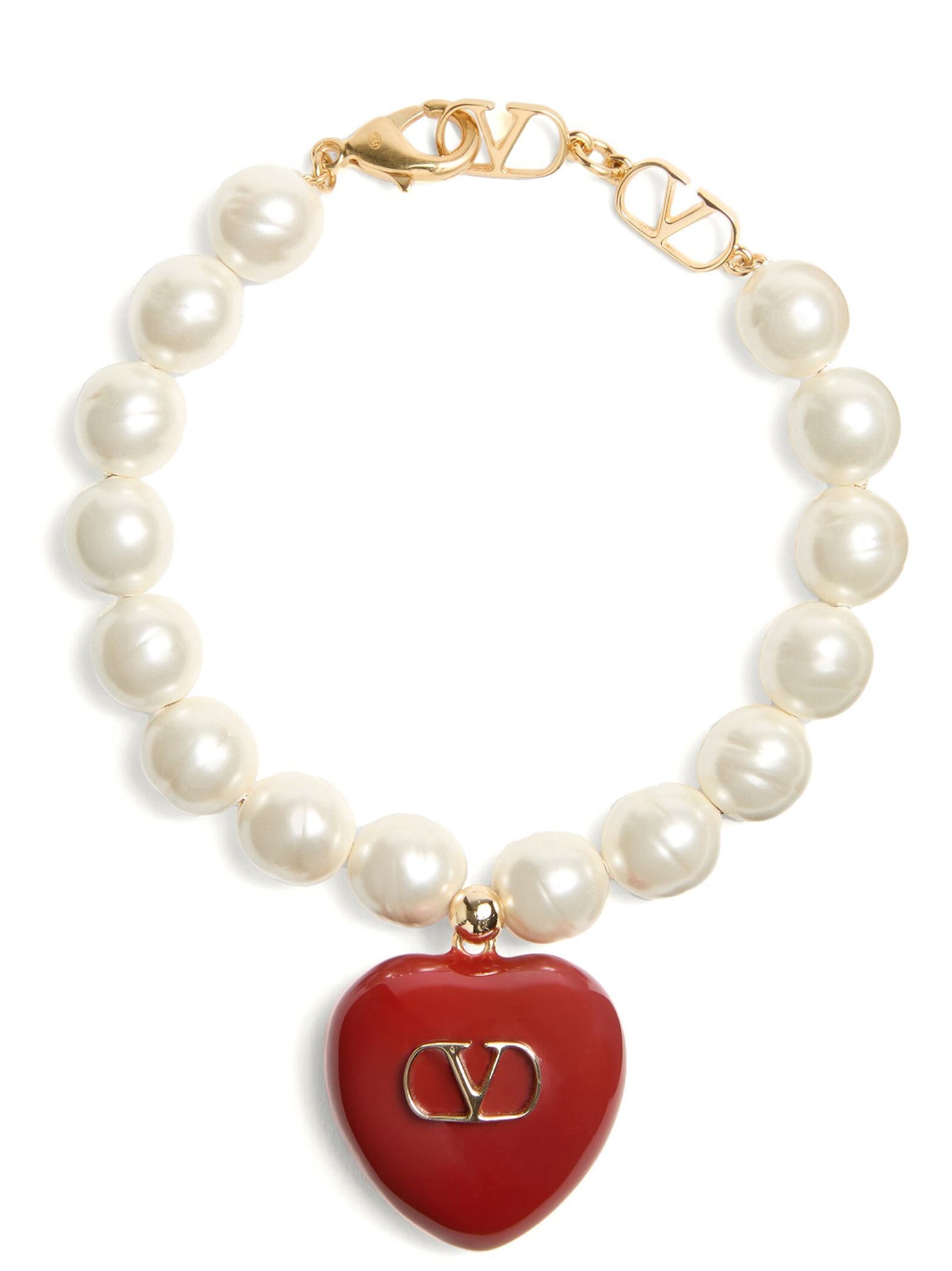 Valentino Garavani Multicolor Brass Bracelet Curated Luxury Accessories by Orvyn